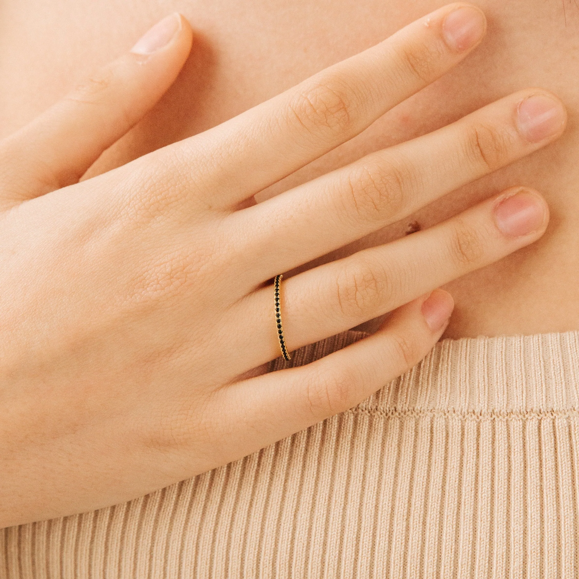 Amber Eternity Ring - Image 2