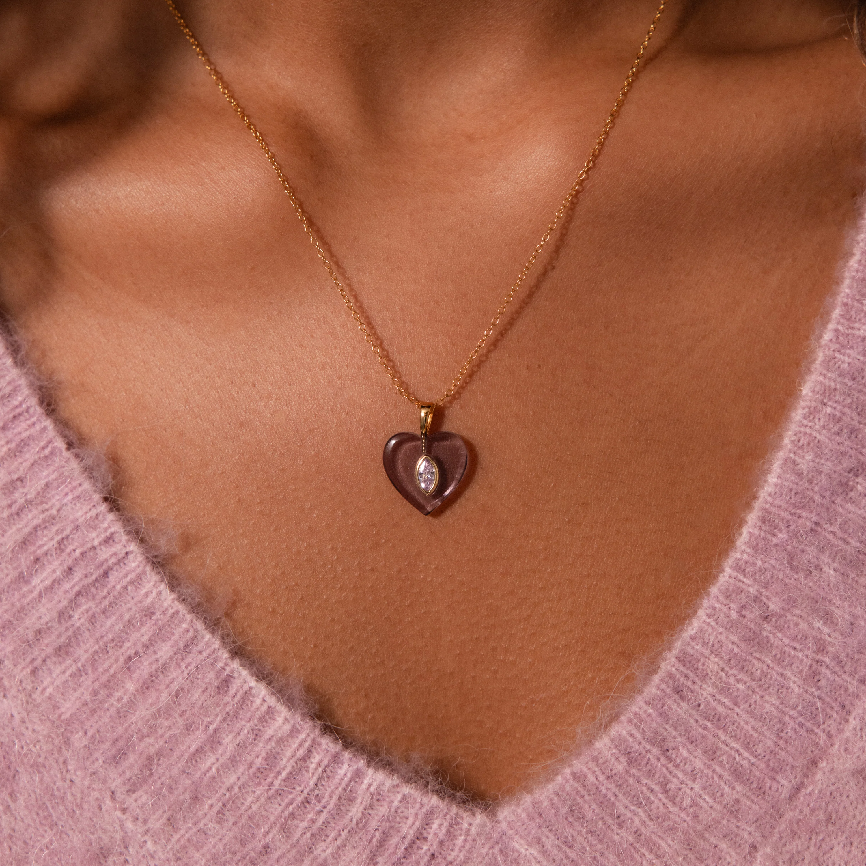 Amethyst Crystal Necklace - Image 2