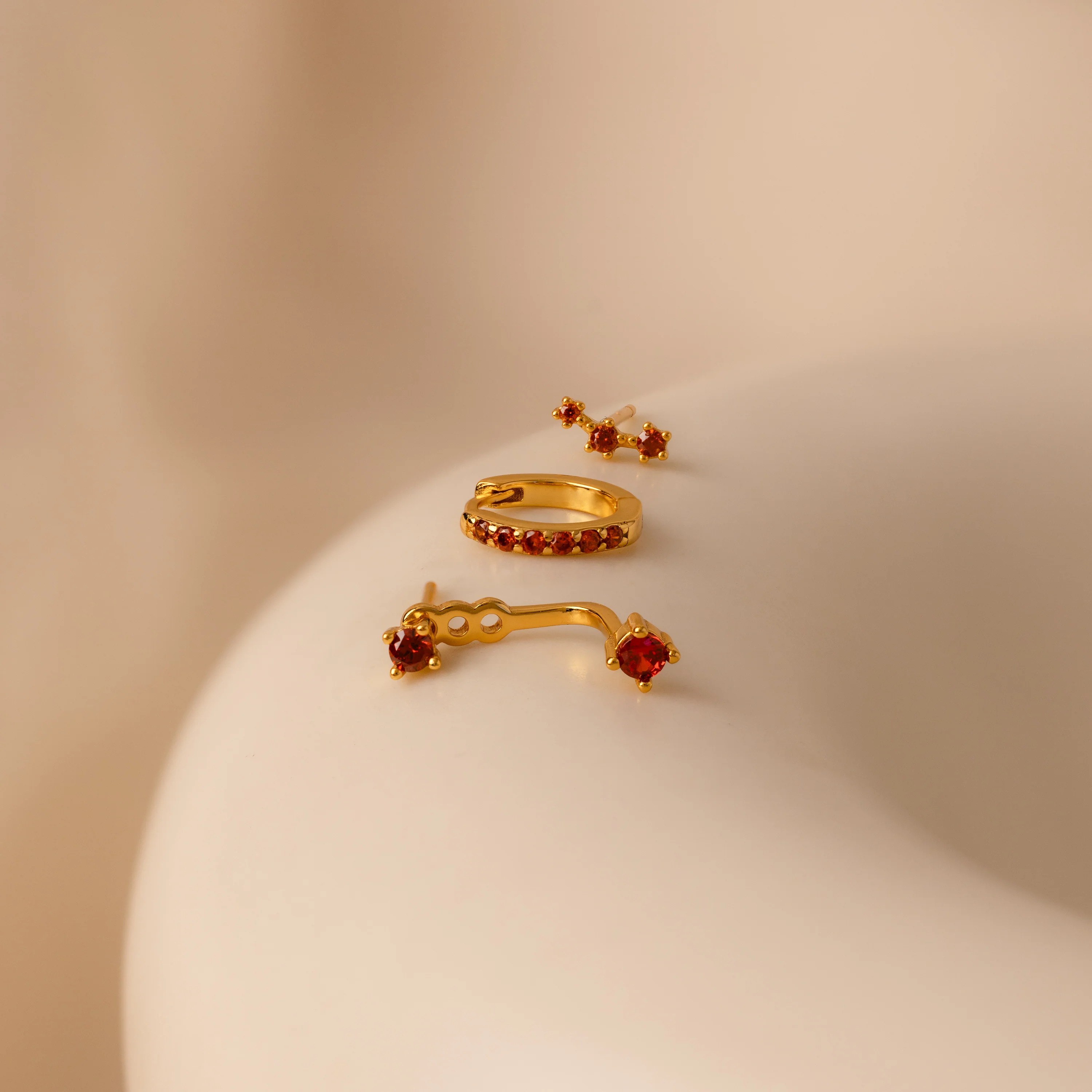 Aquamarine Earring Trio Set - Image 3