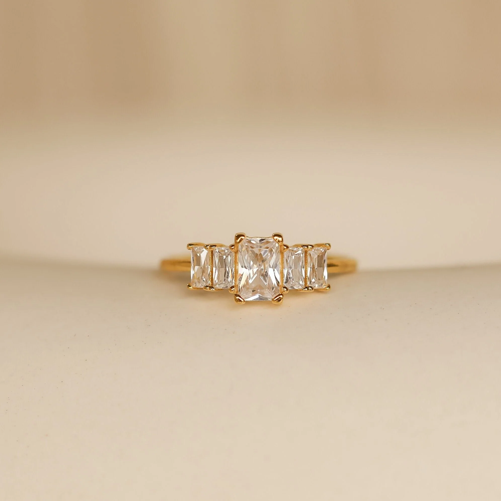 Art Deco Birthstone Ring - Image 5