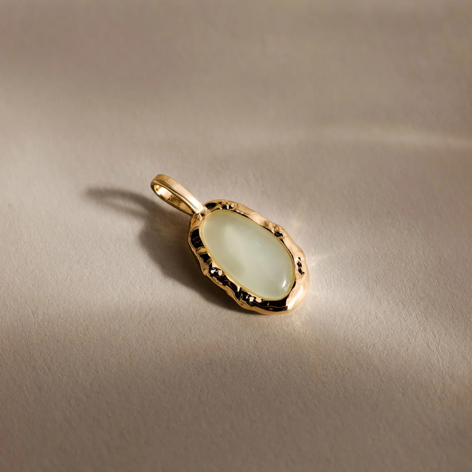 Aura Seafoam Charm in 18K Gold - Image 5