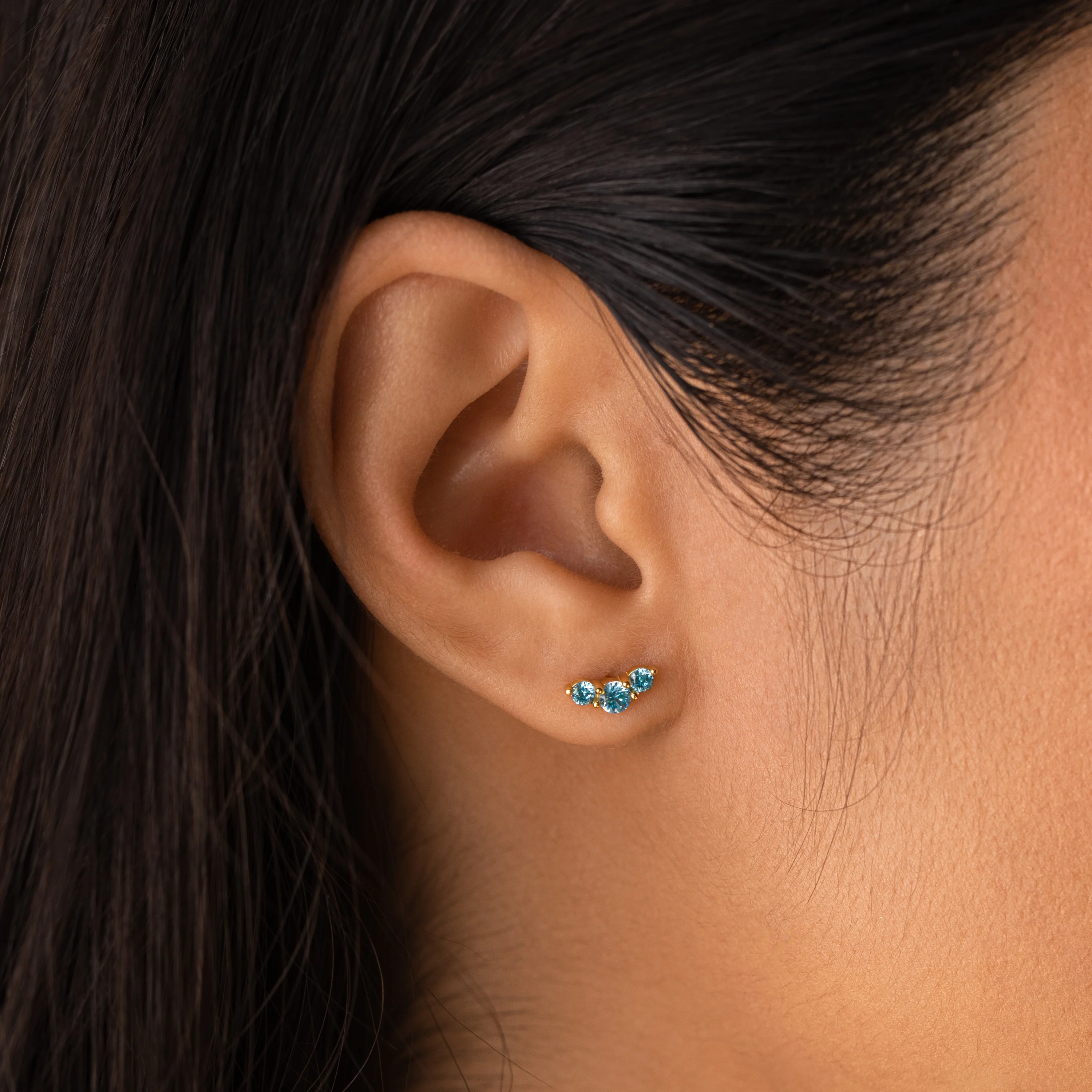 Bella Birthstone Studs - Image 4