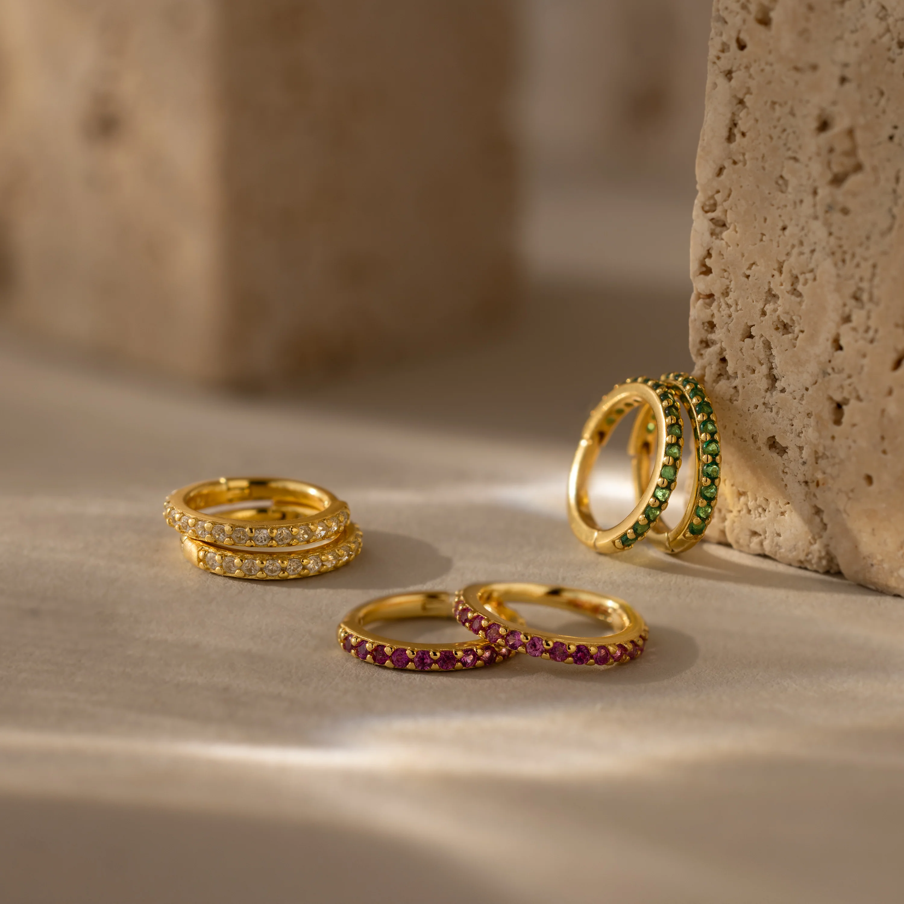Birthstone Clicker Huggies - Image 10