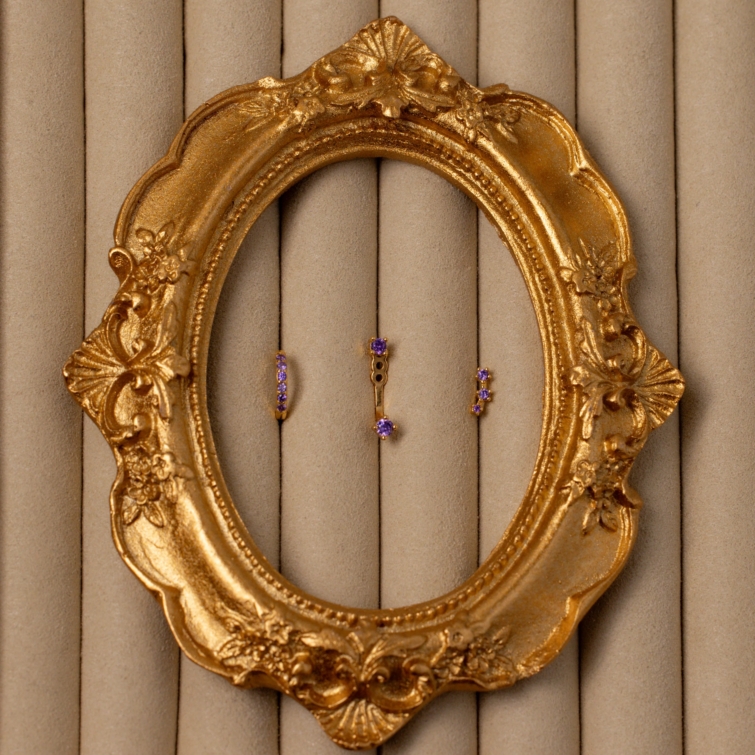 Birthstone Earring Trio Set - Image 6