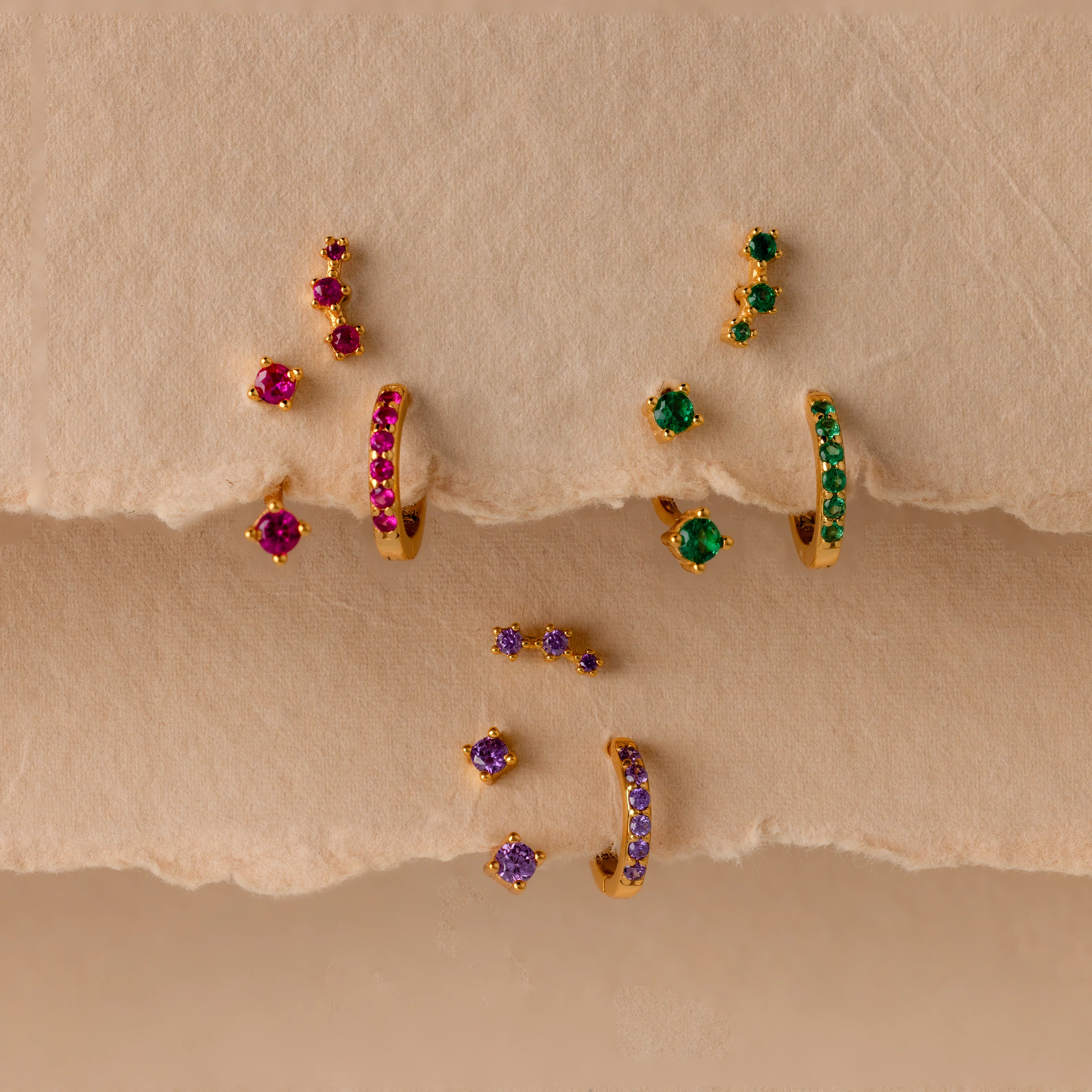 Birthstone Earring Trio Set - Image 8