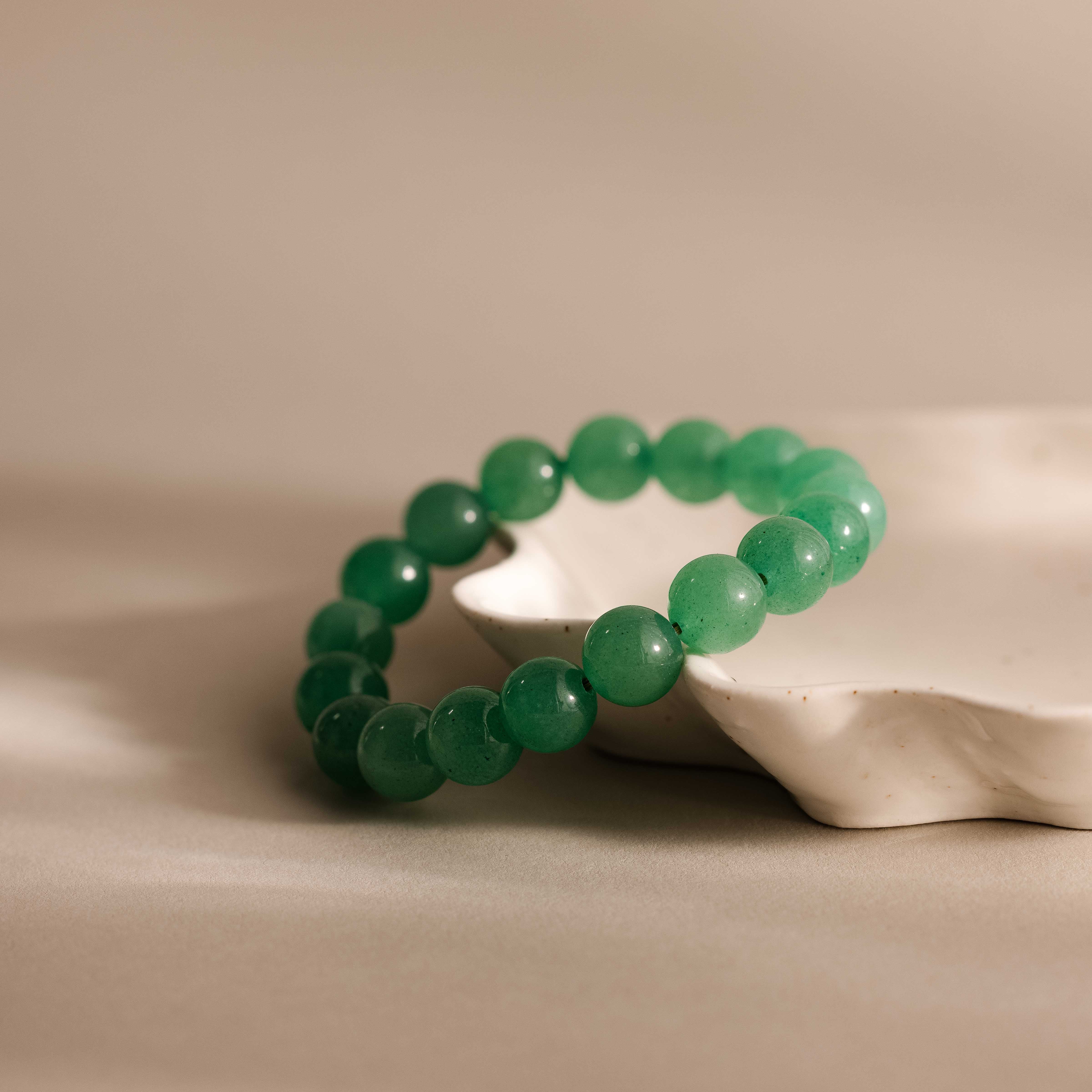 Bold Jade Beaded Bracelet - Image 5