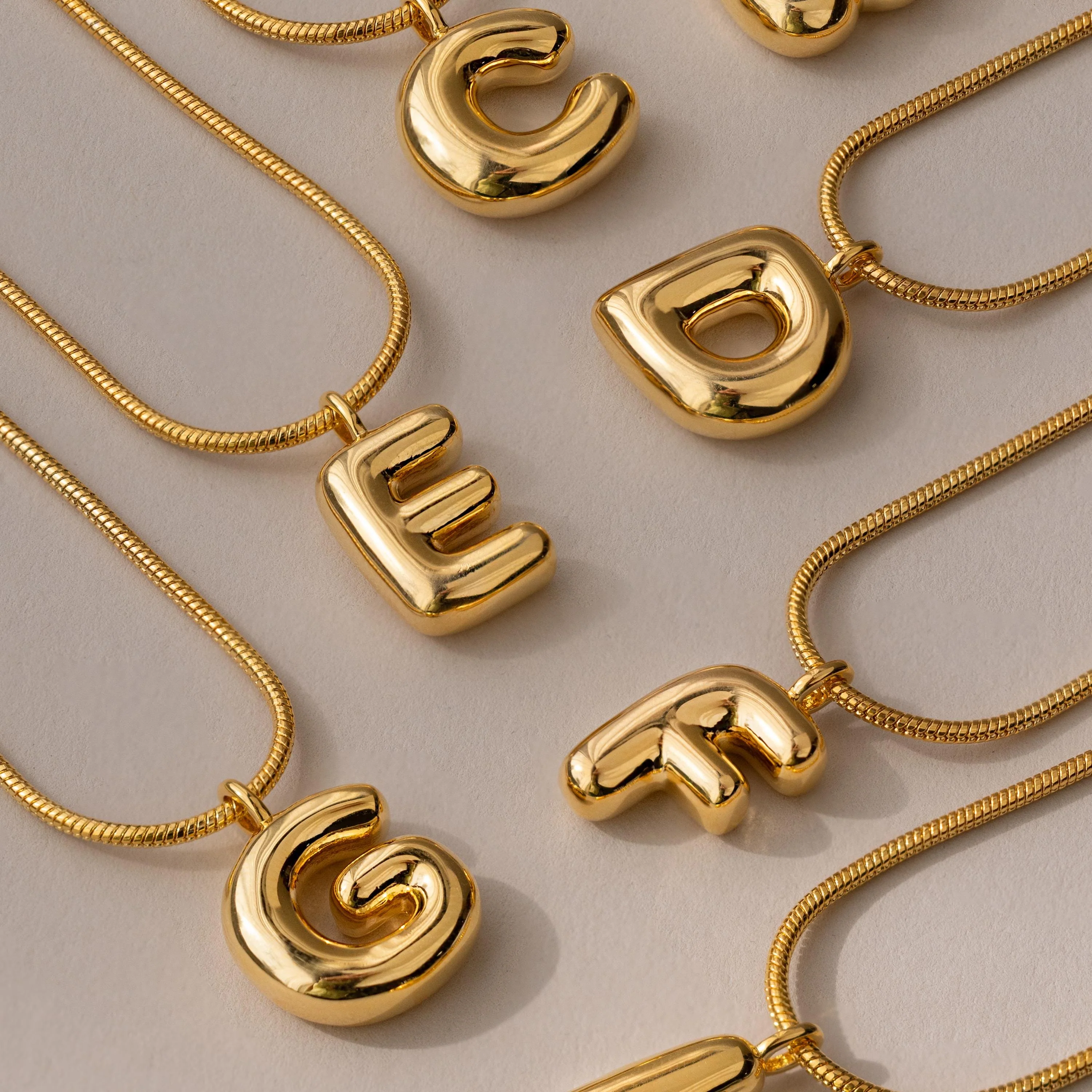 Bubble Letter Necklace - Image 7