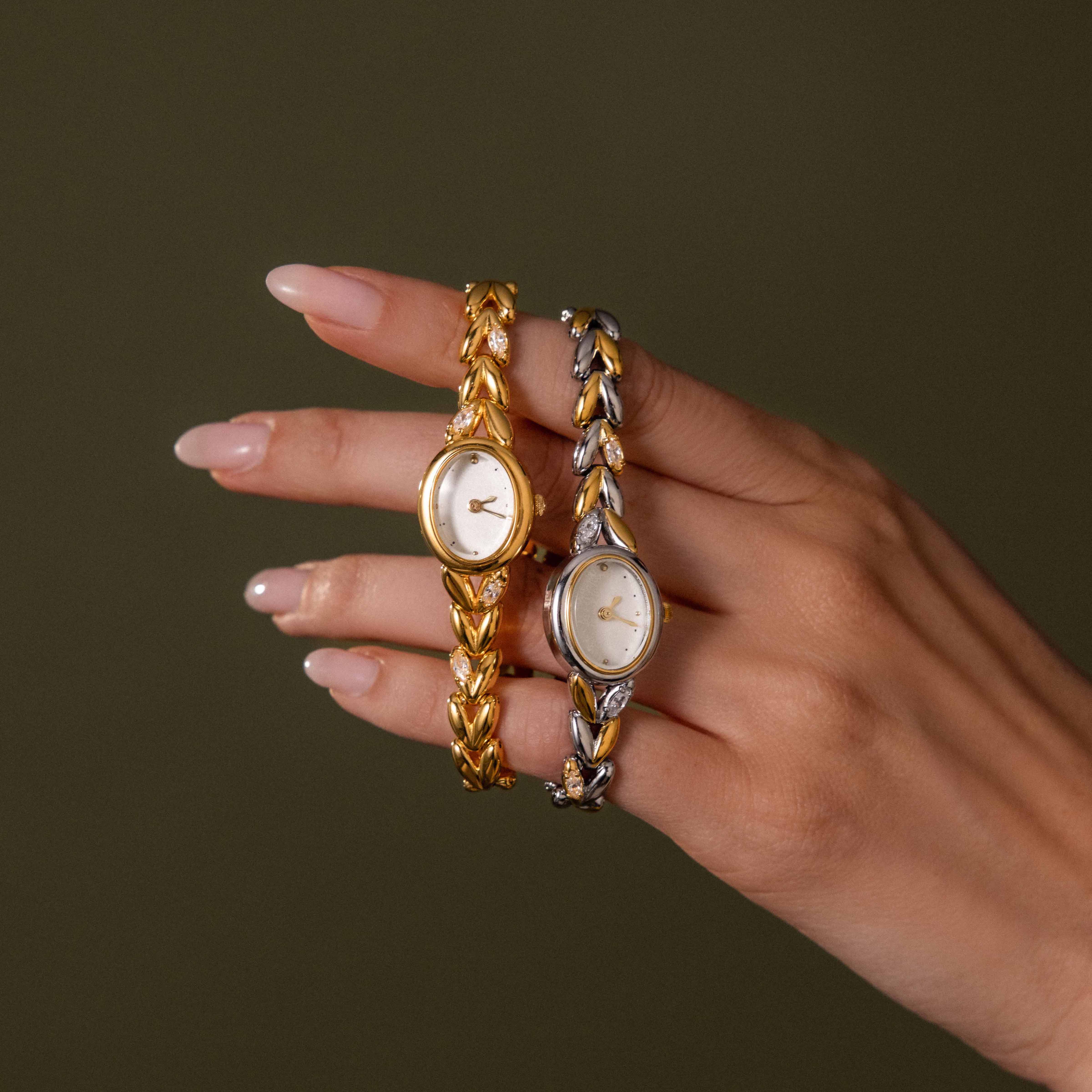 Chevron Diamond Link Timepiece - Image 6