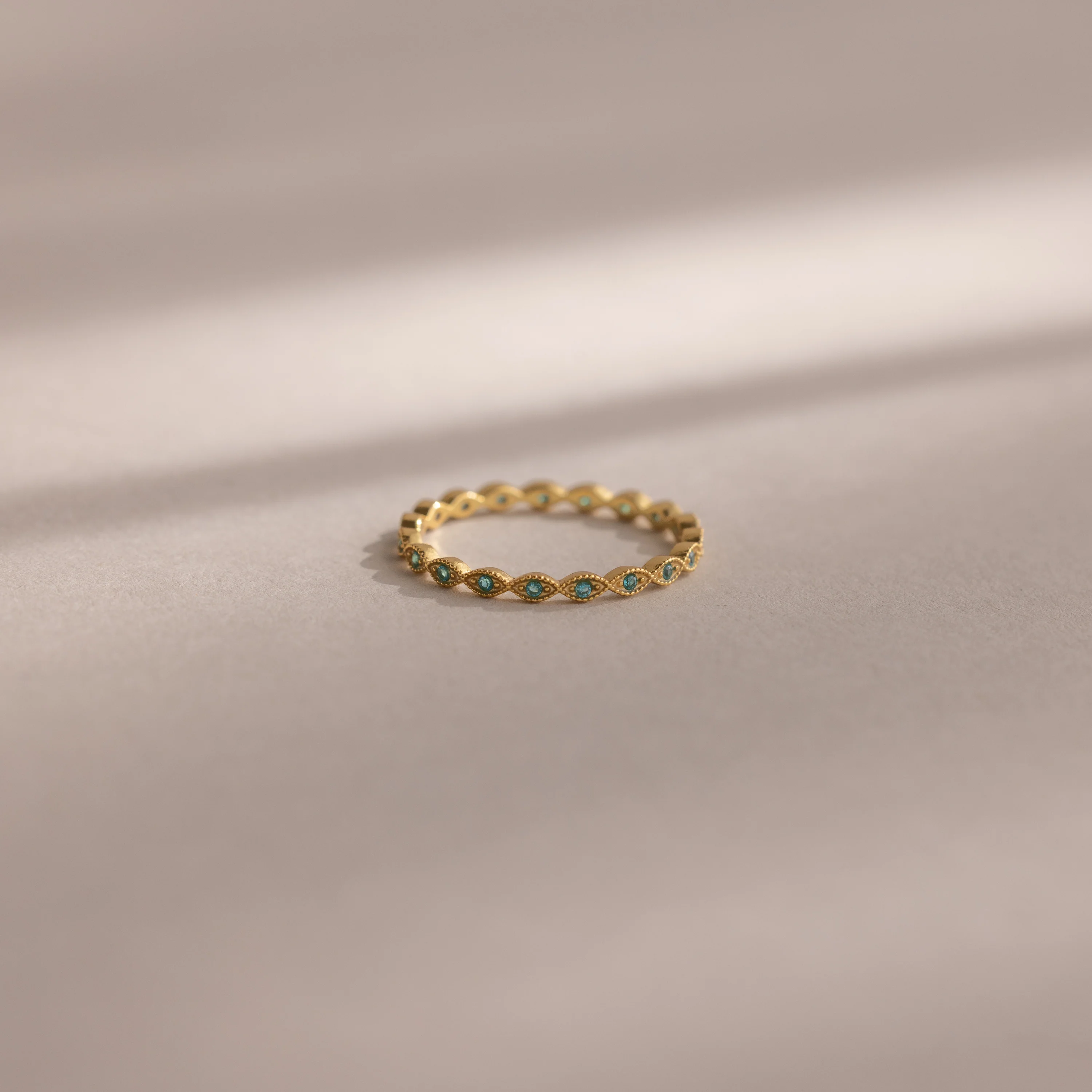 Dainty Marquise Topaz Ring
