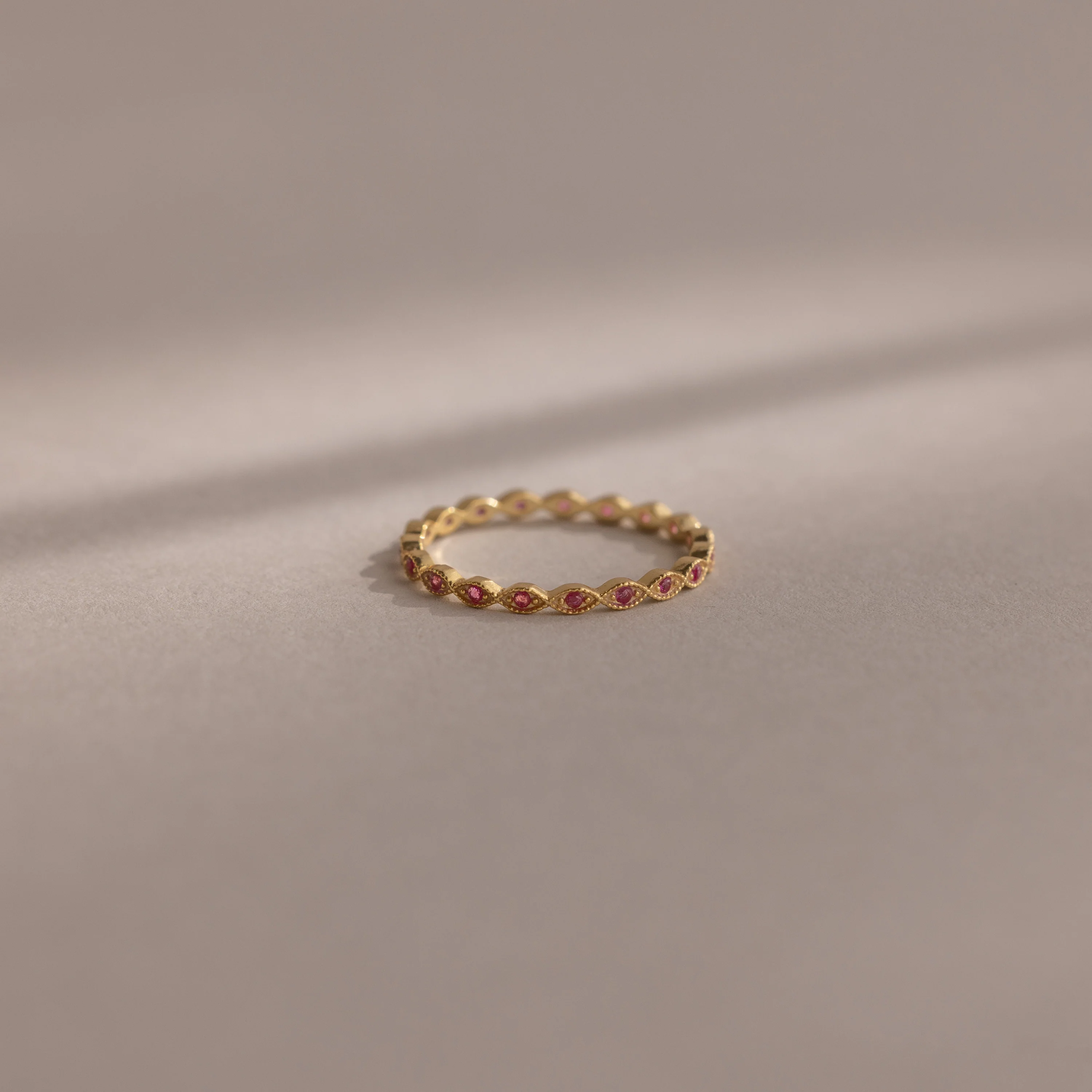 Dainty Marquise Amethyst Ring - Image 5