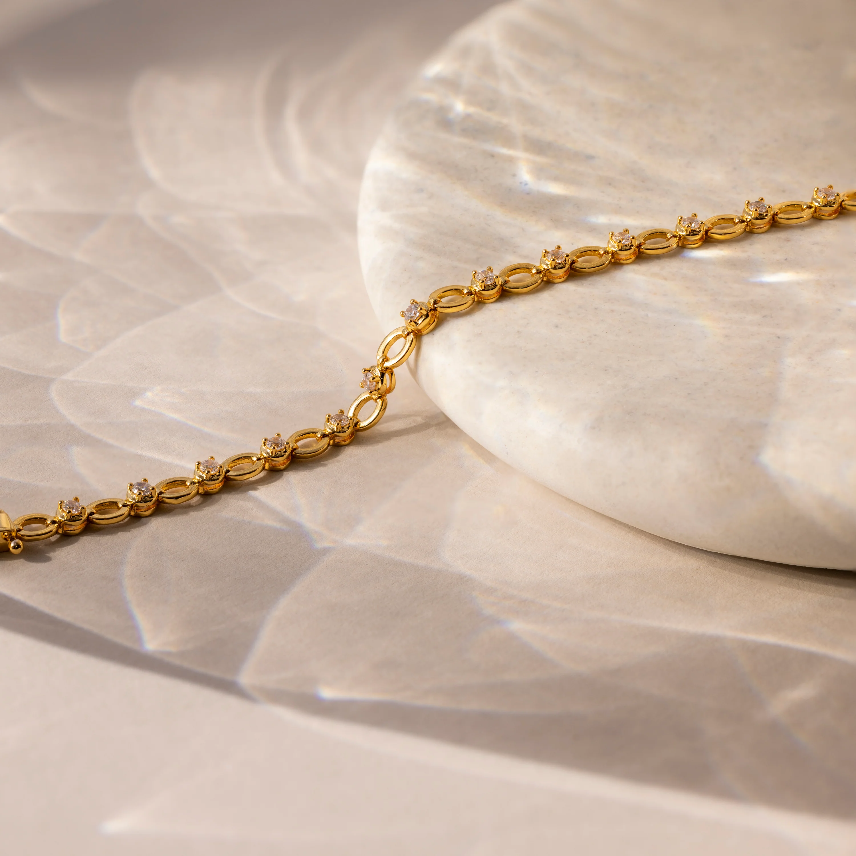 Diamond Chain Tennis Bracelet - Image 4