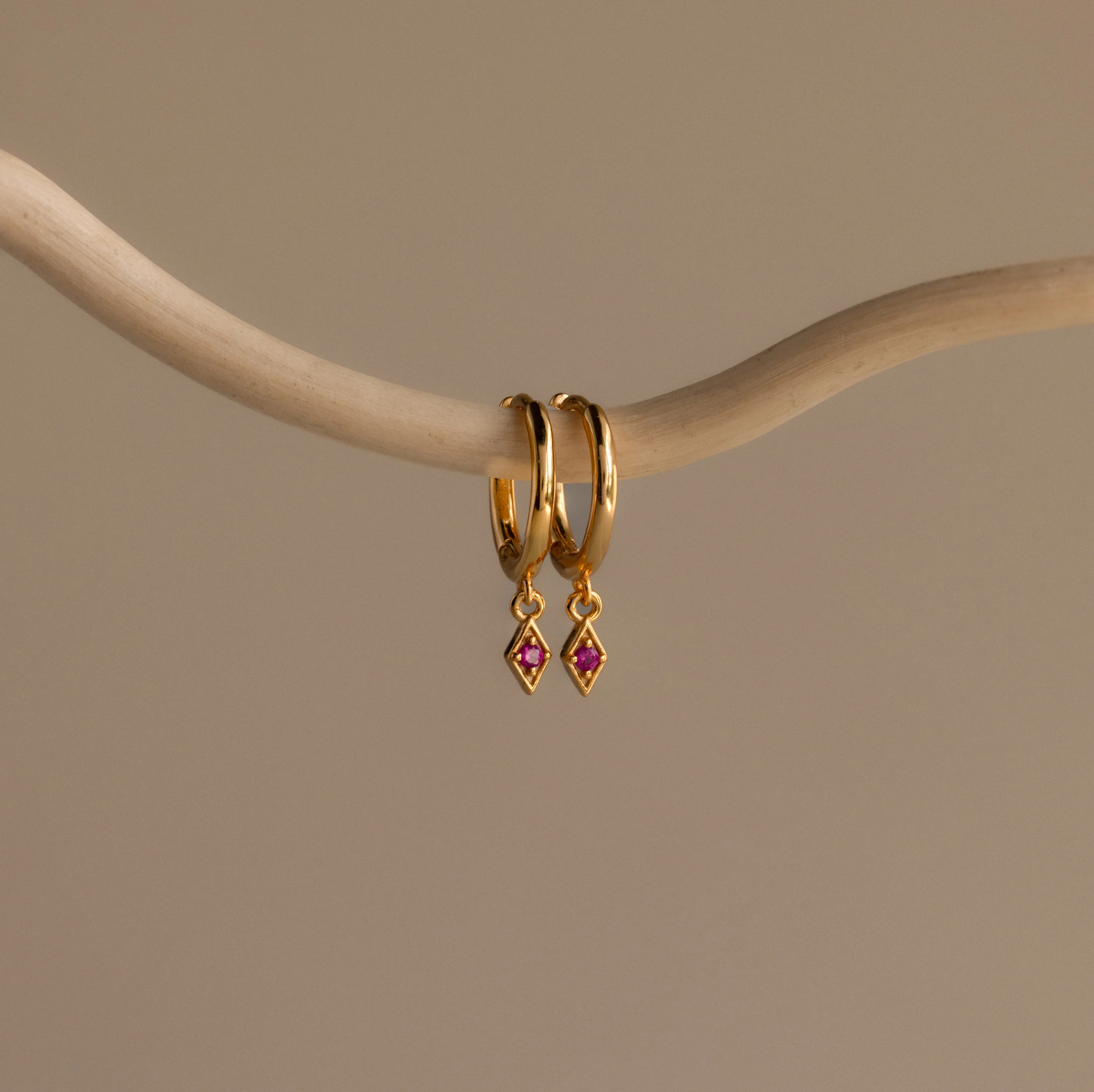 Ericka Birthstone Huggies - Image 10