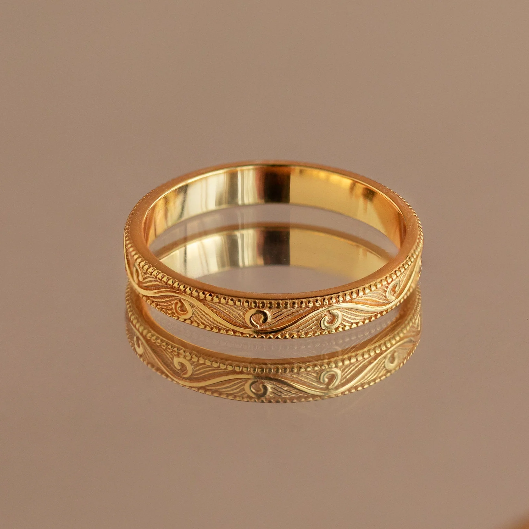 Filigree Ring in 18K Gold