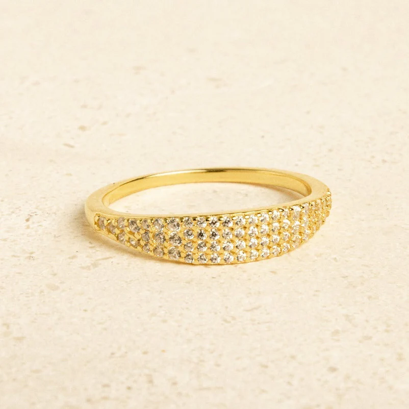 Gina Pave Signet Ring - Image 2