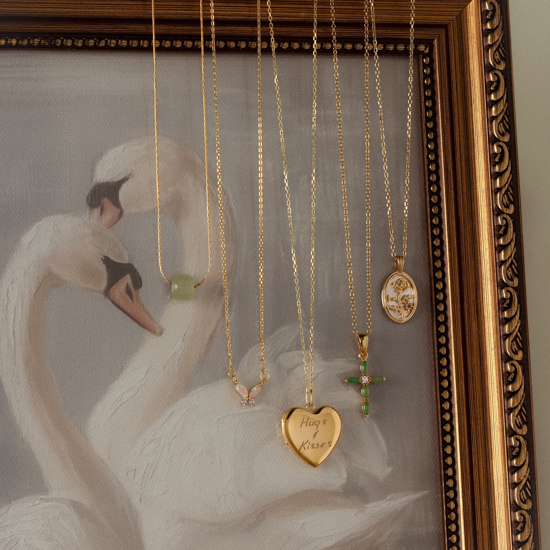 Handwriting Heart Locket Necklace - Image 7