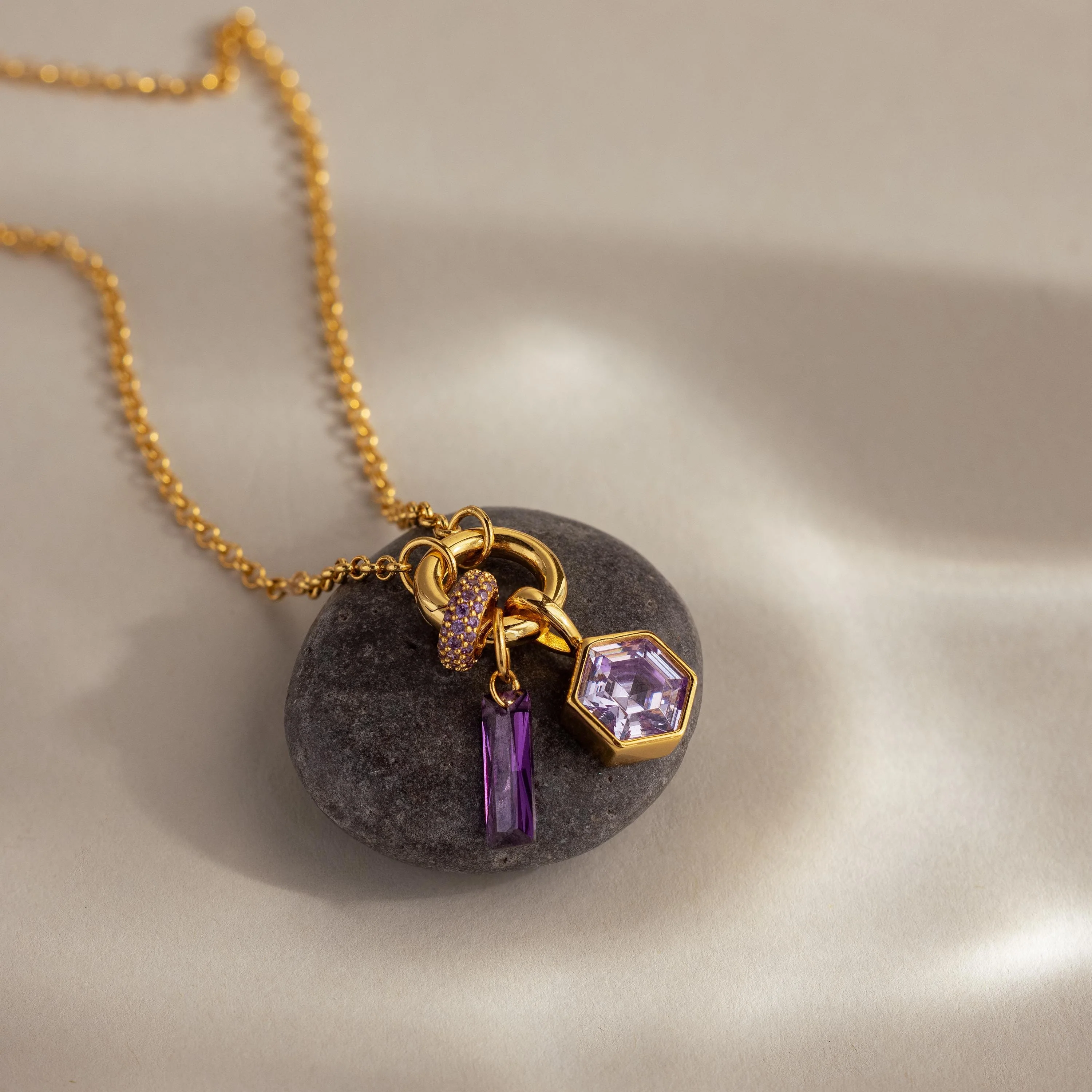 Hexagon Alexandrite Charm - Image 5
