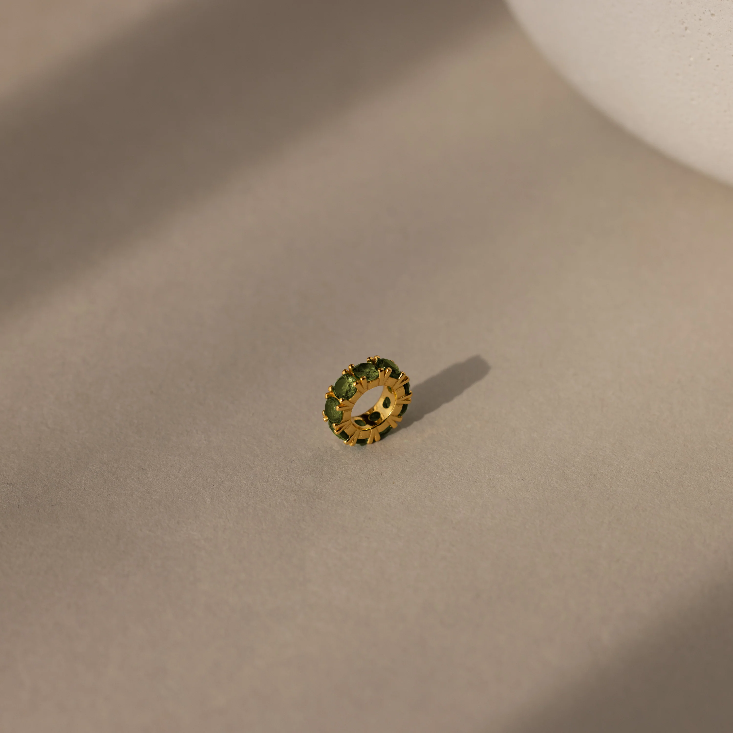 Infinity Peridot Charm