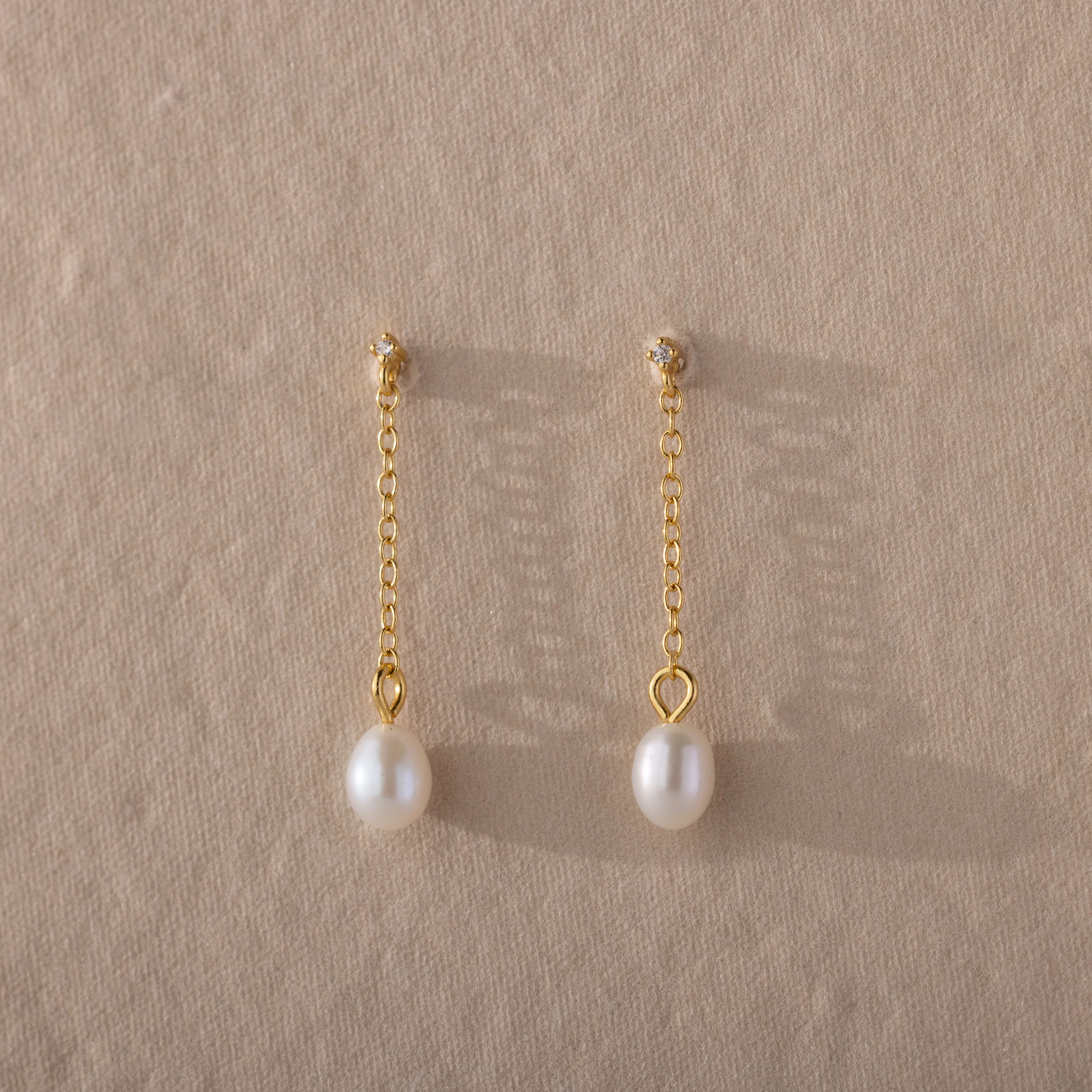 Isha Pearl Drop Earrings - Image 8