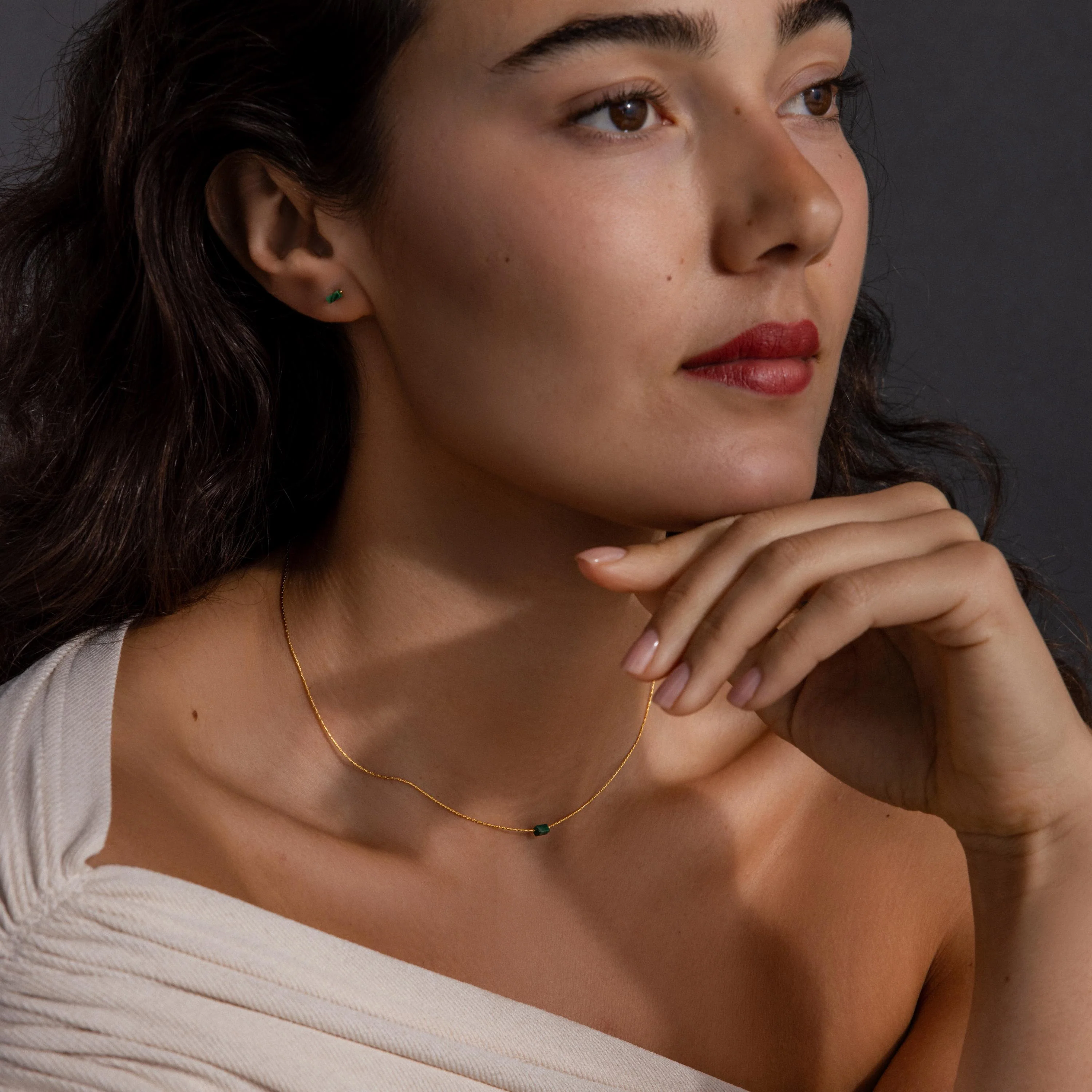Jade Bar Jewelry Set - Image 4