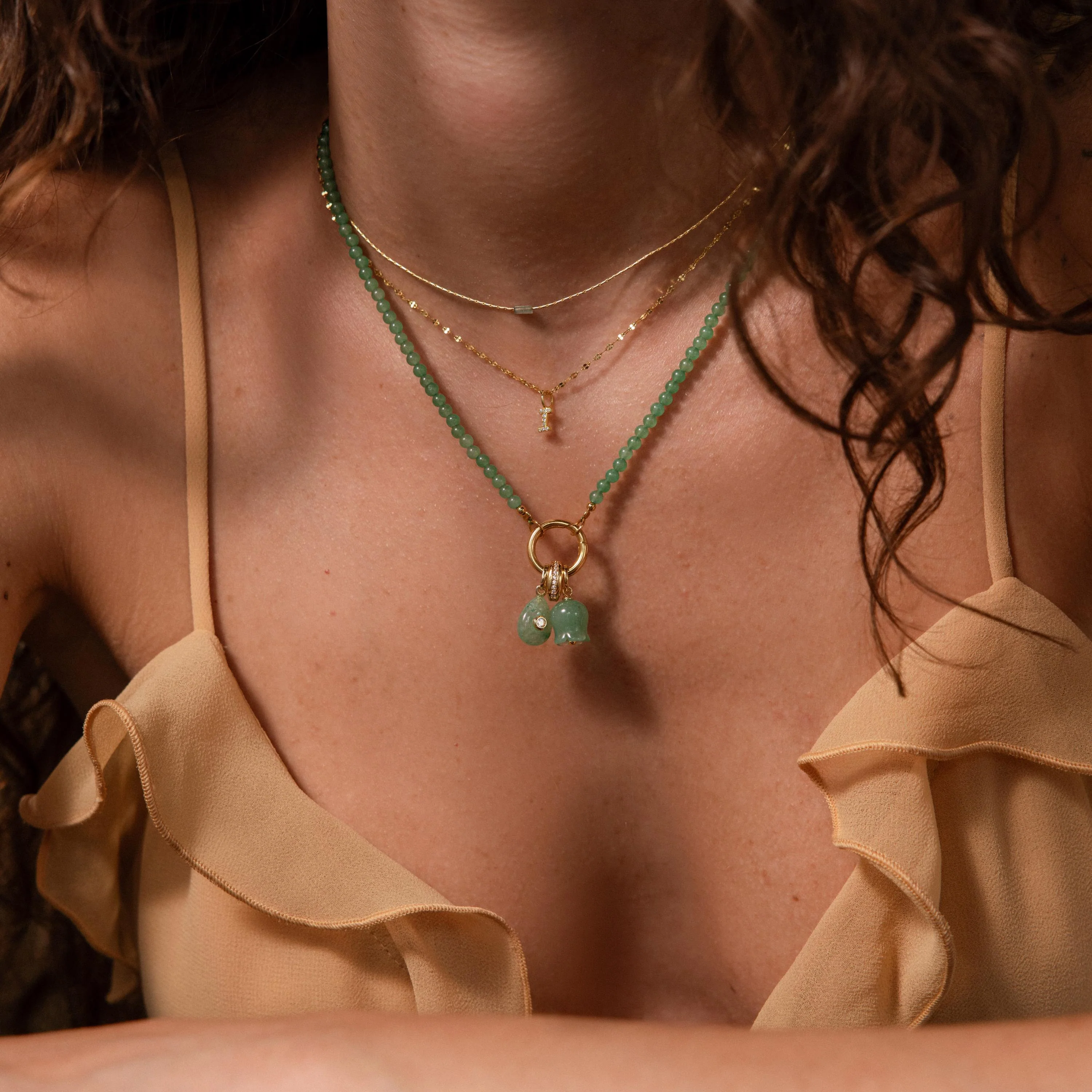 Jade Bellflower Charm - Image 3