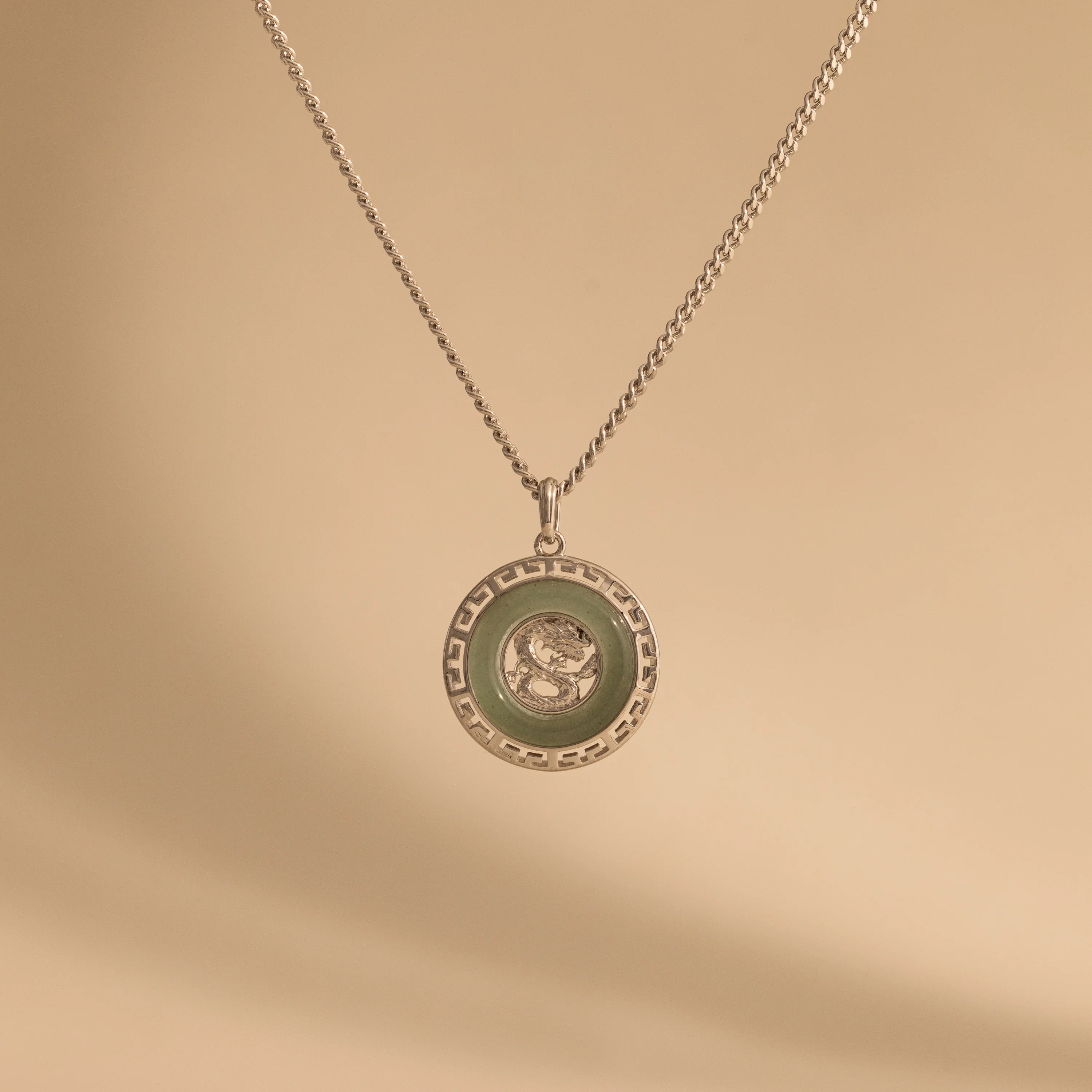 Jade Dragon Fortune Necklace