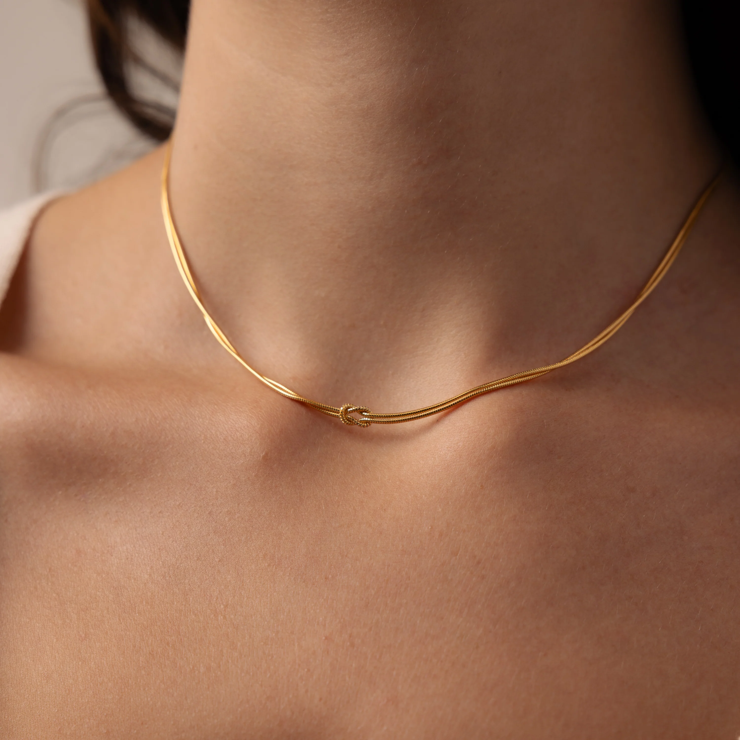 Love Knot Chain Necklace - Image 2