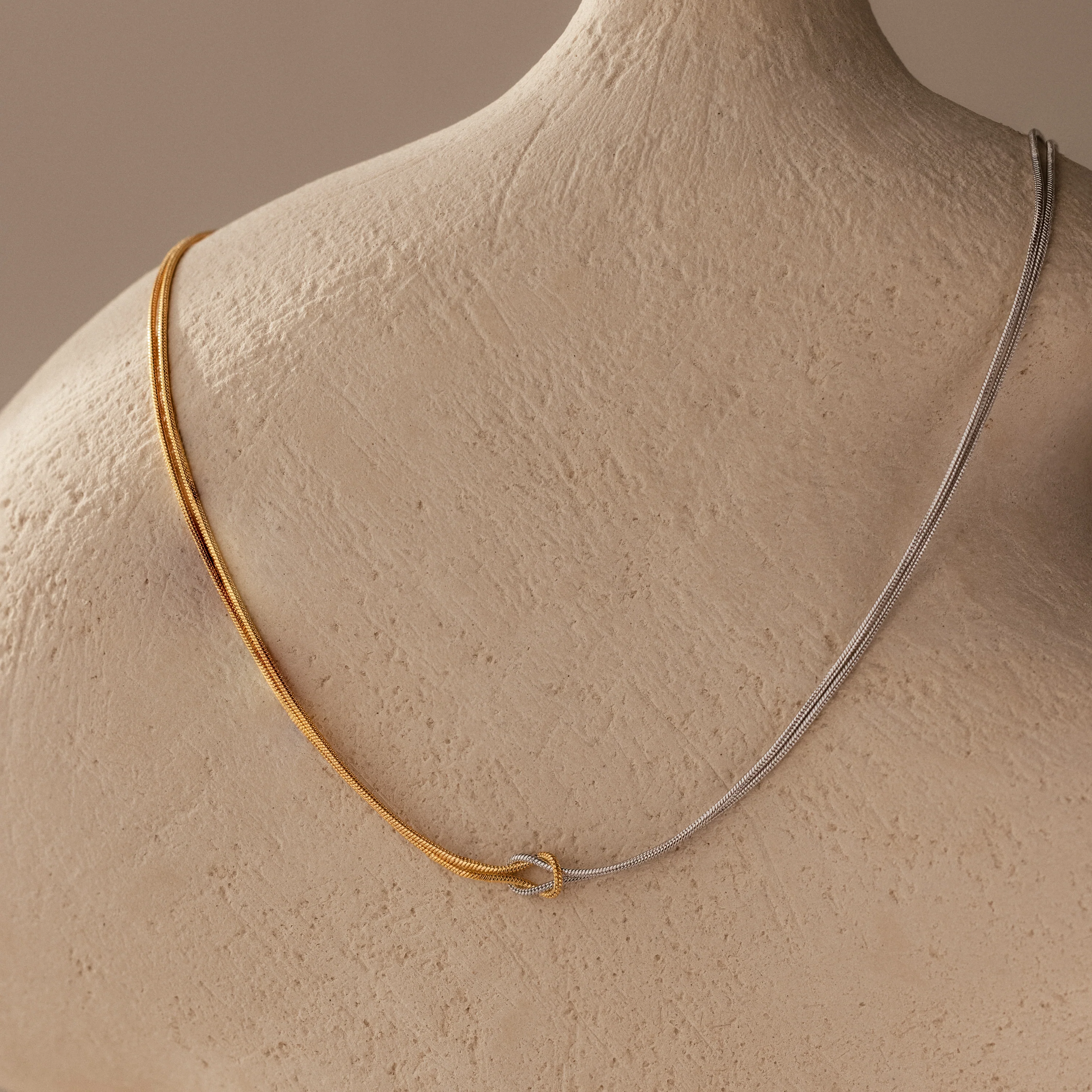 Love Knot Chain Necklace - Image 3