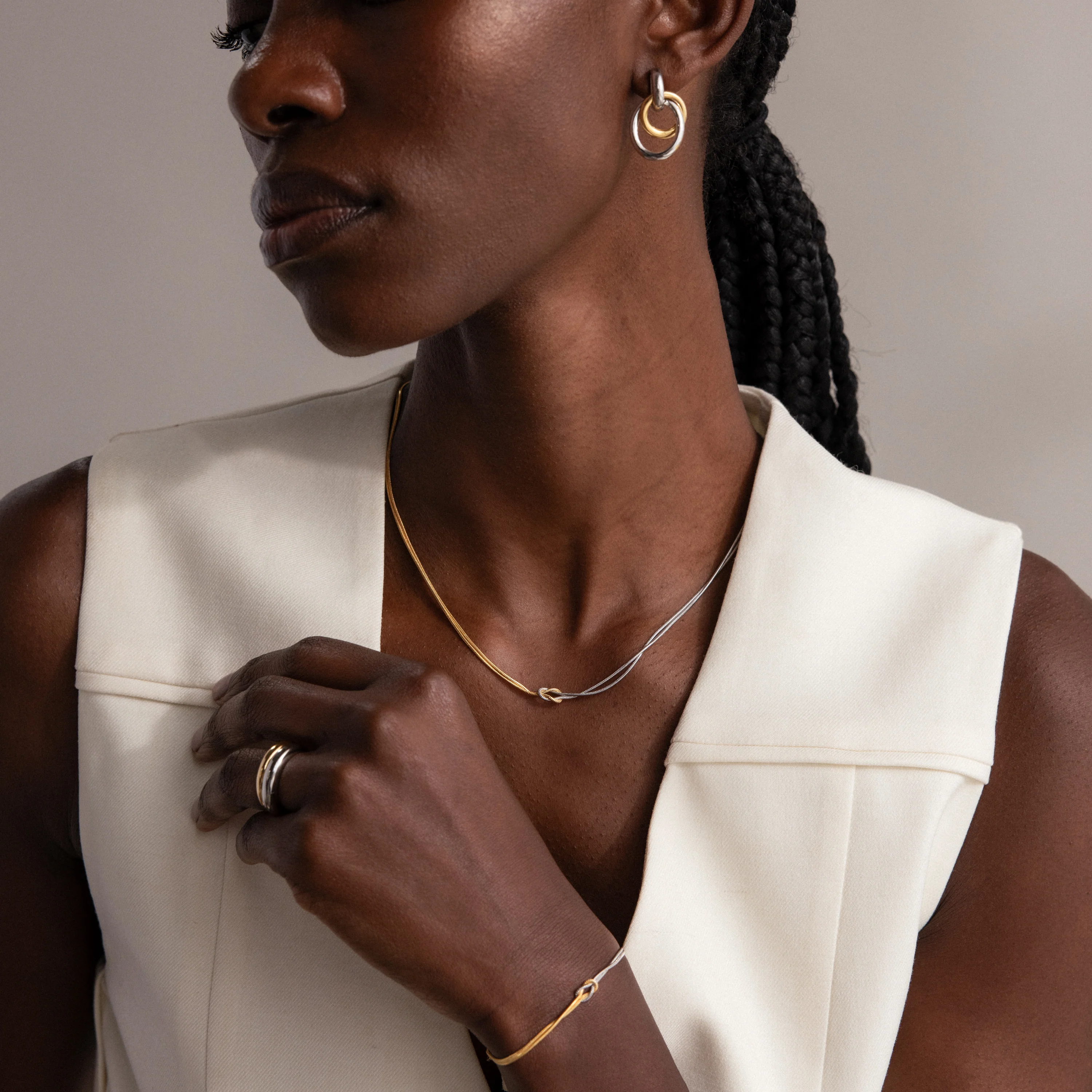 Love Knot Chain Necklace - Image 8
