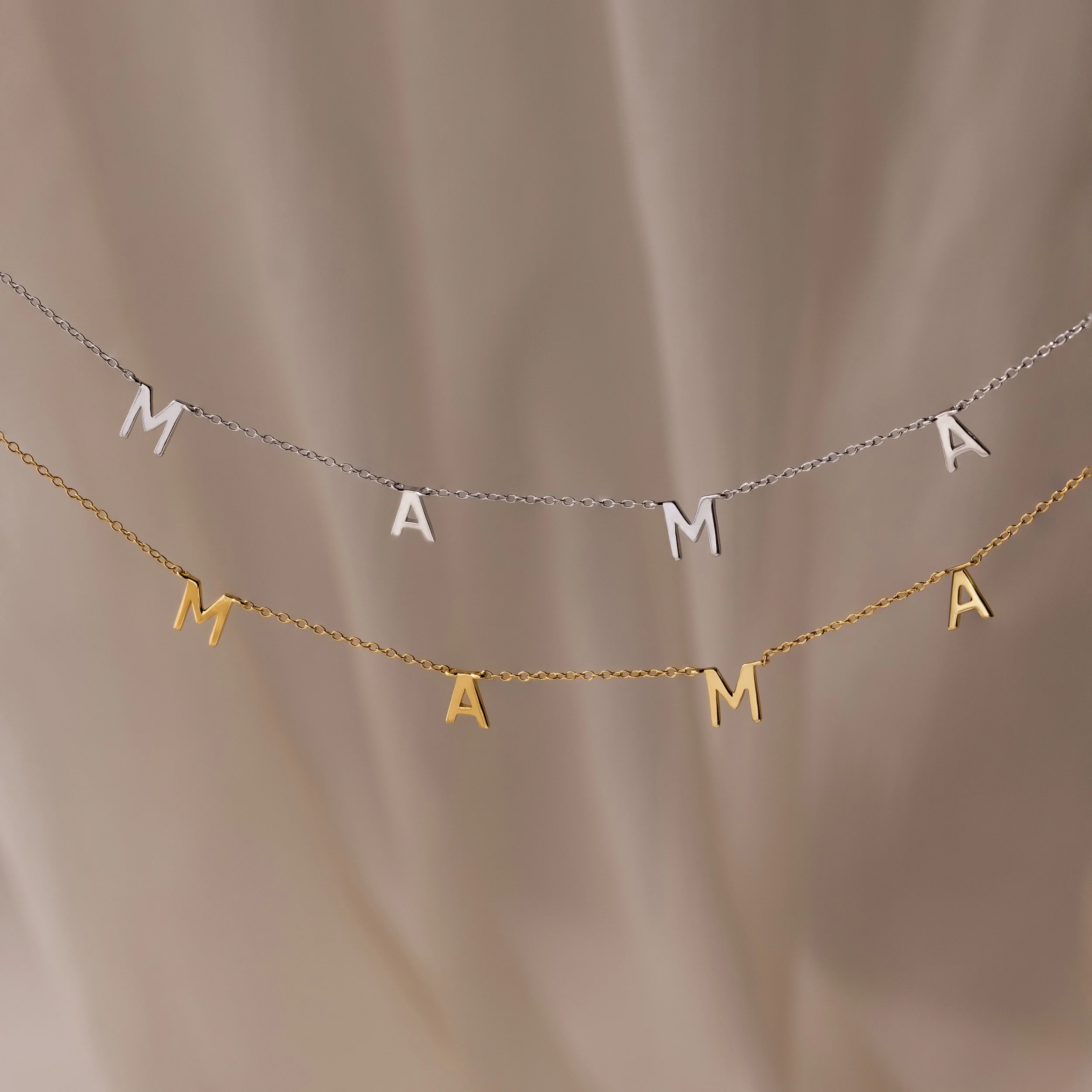 Mama Letter Necklace - Image 2