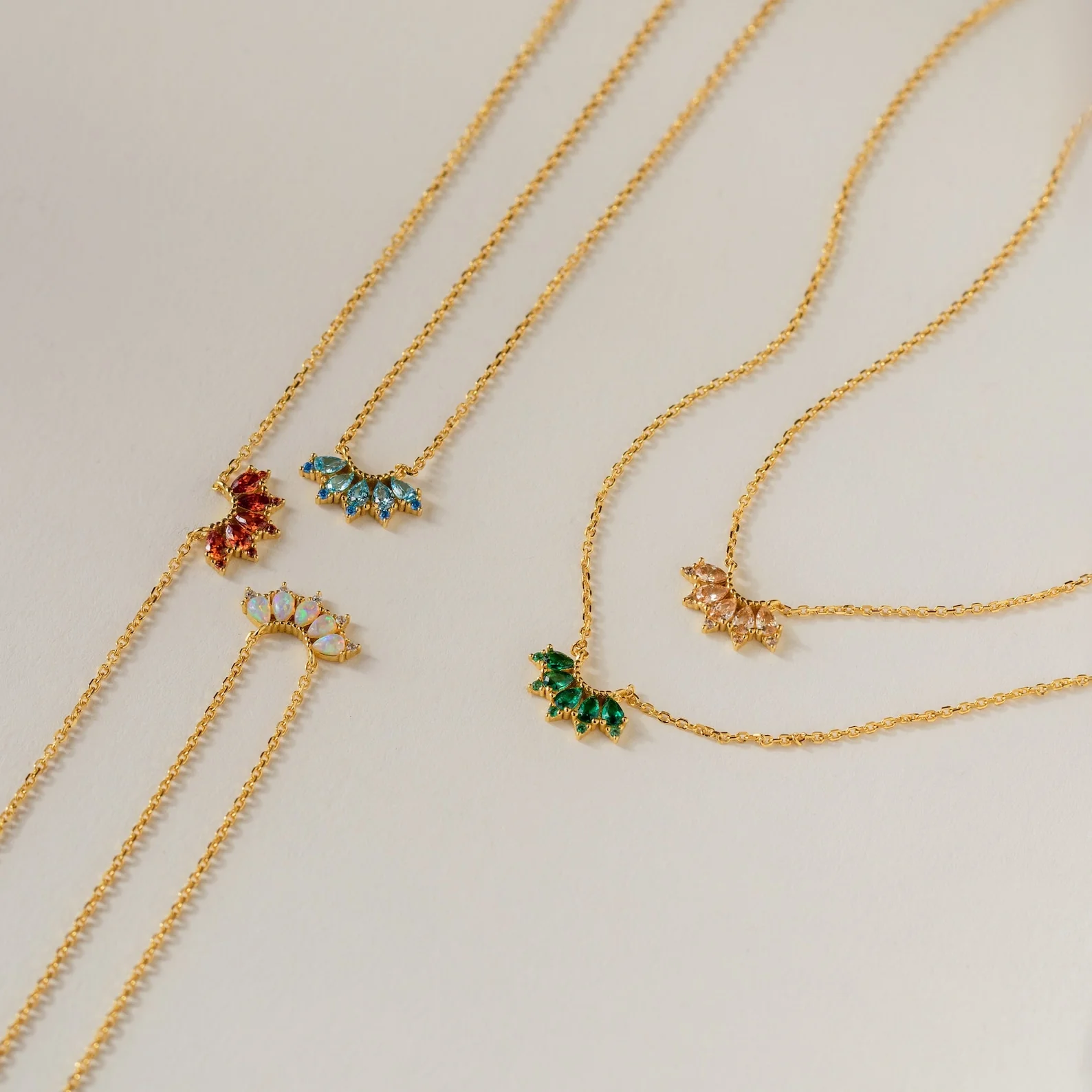 Marquise Birthstone Necklace - Image 5
