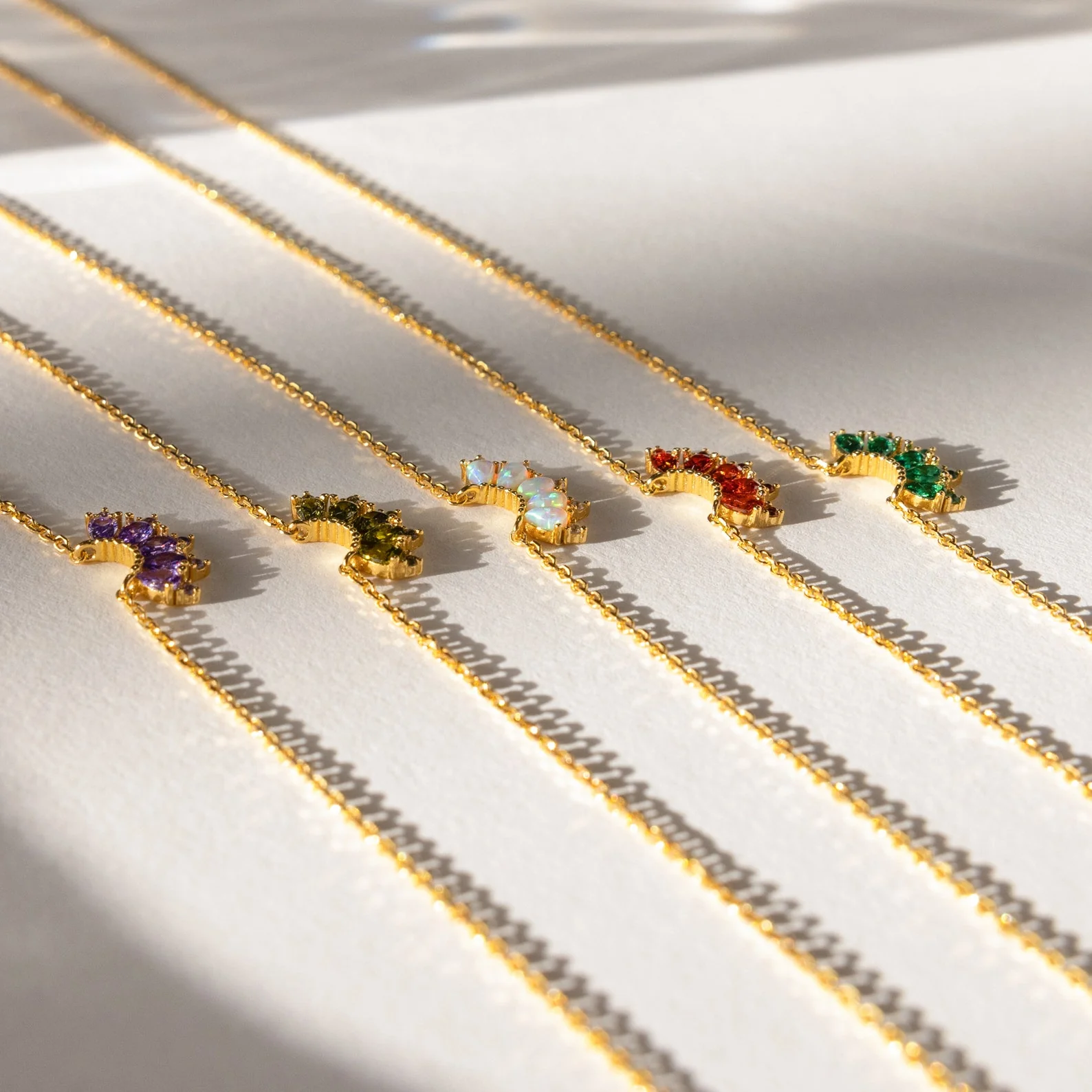Marquise Birthstone Necklace - Image 7