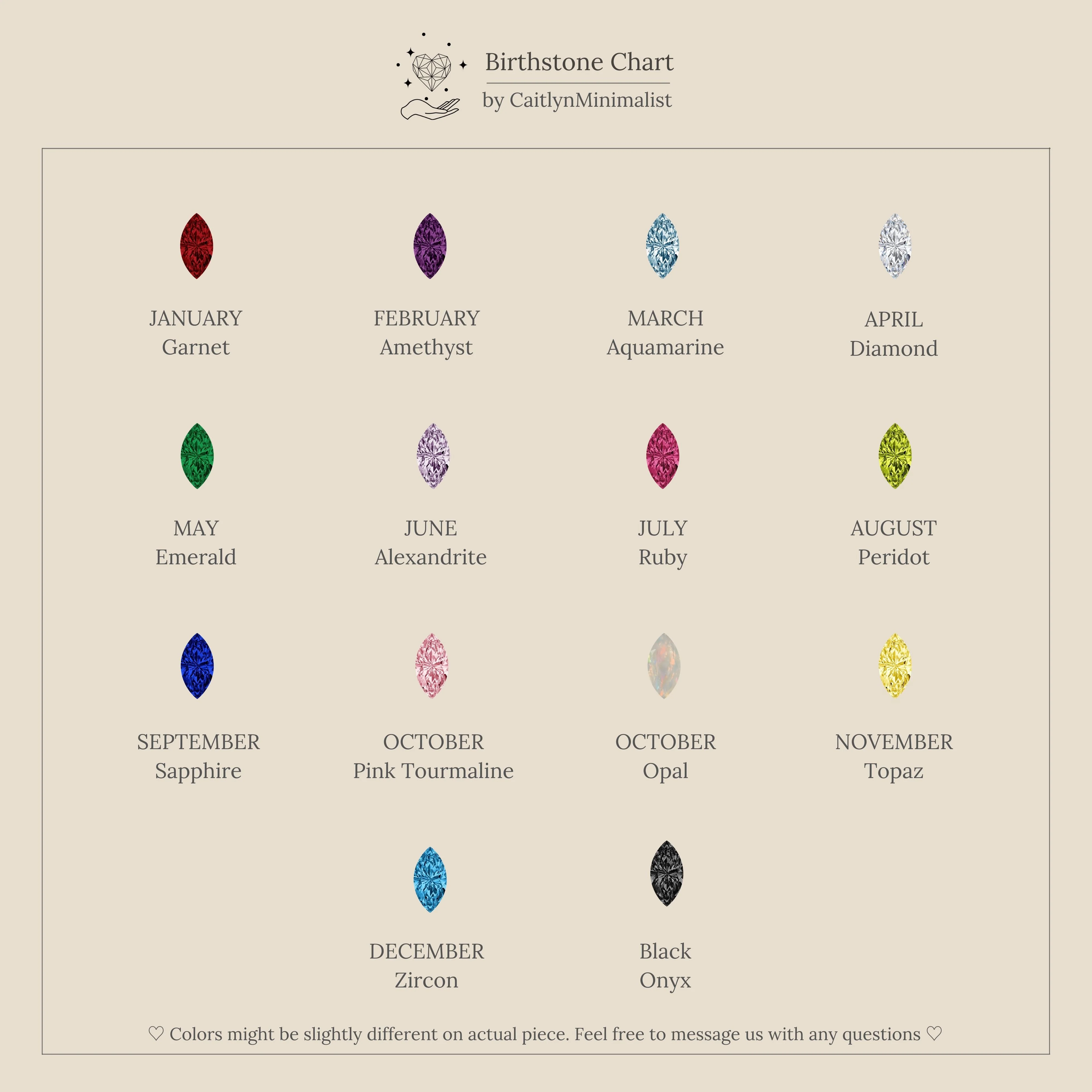 Marquise Birthstone & Pearl Bracelet - Image 18