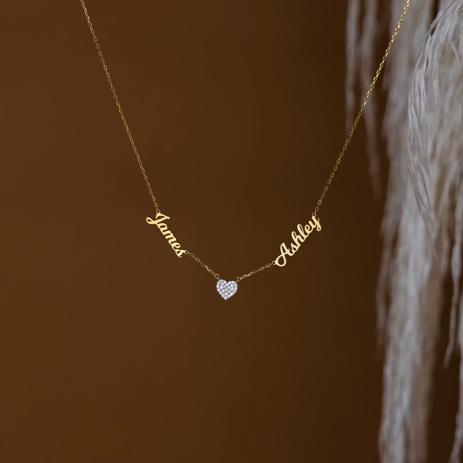 Mellow Name Heart Necklace - Image 2