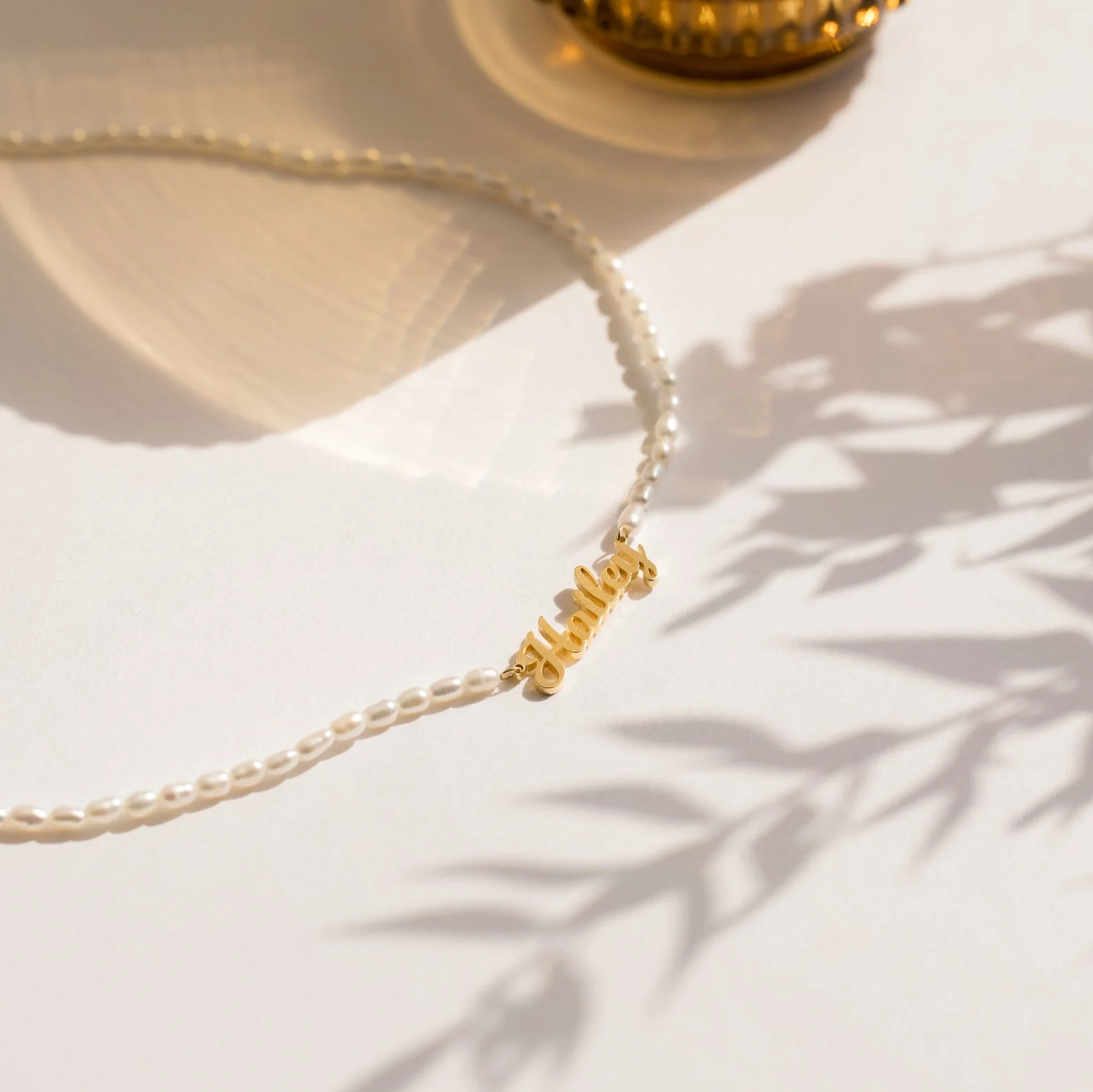 Mellow Pearl Name Necklace - Image 2