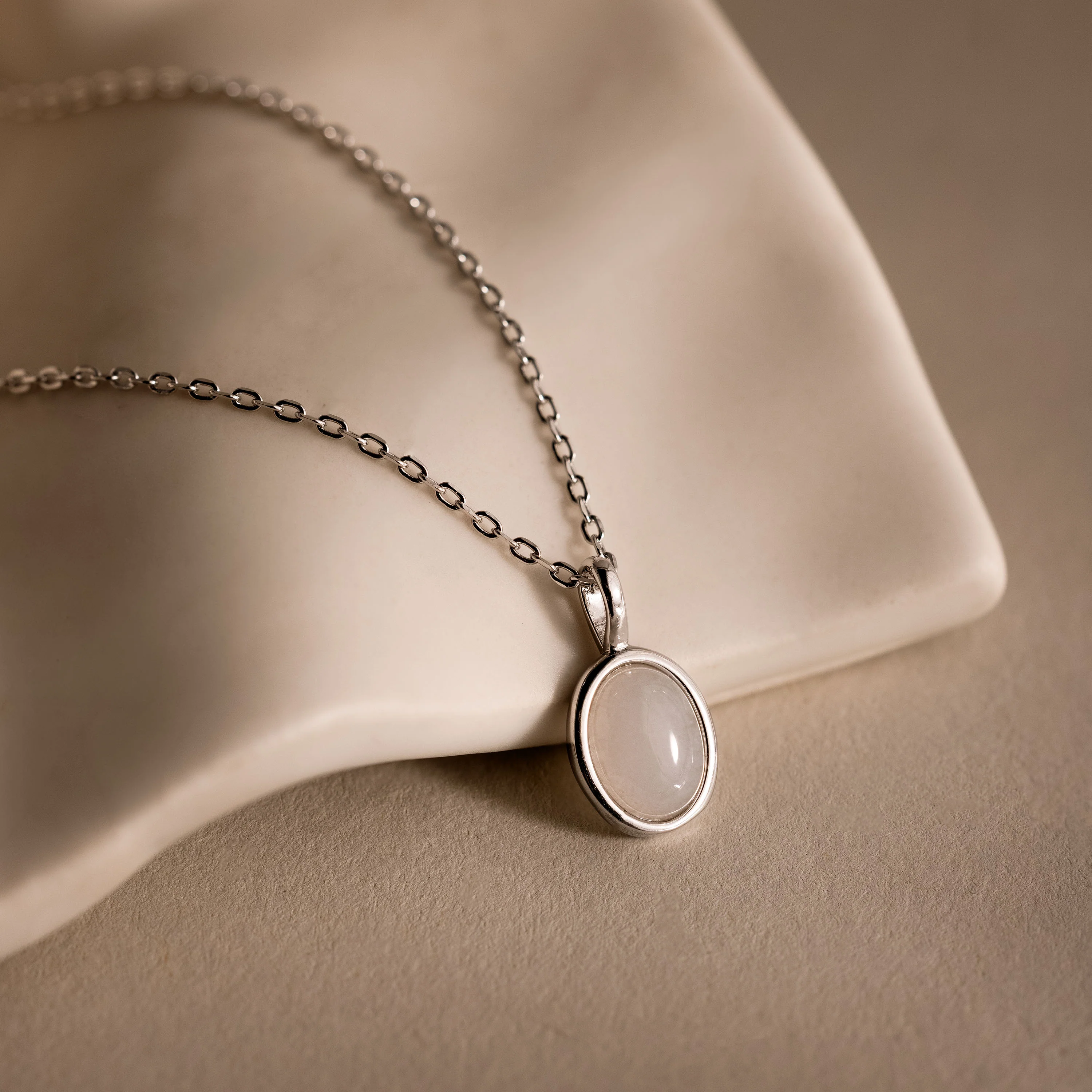 Moonstone Pendant Necklace - Image 5