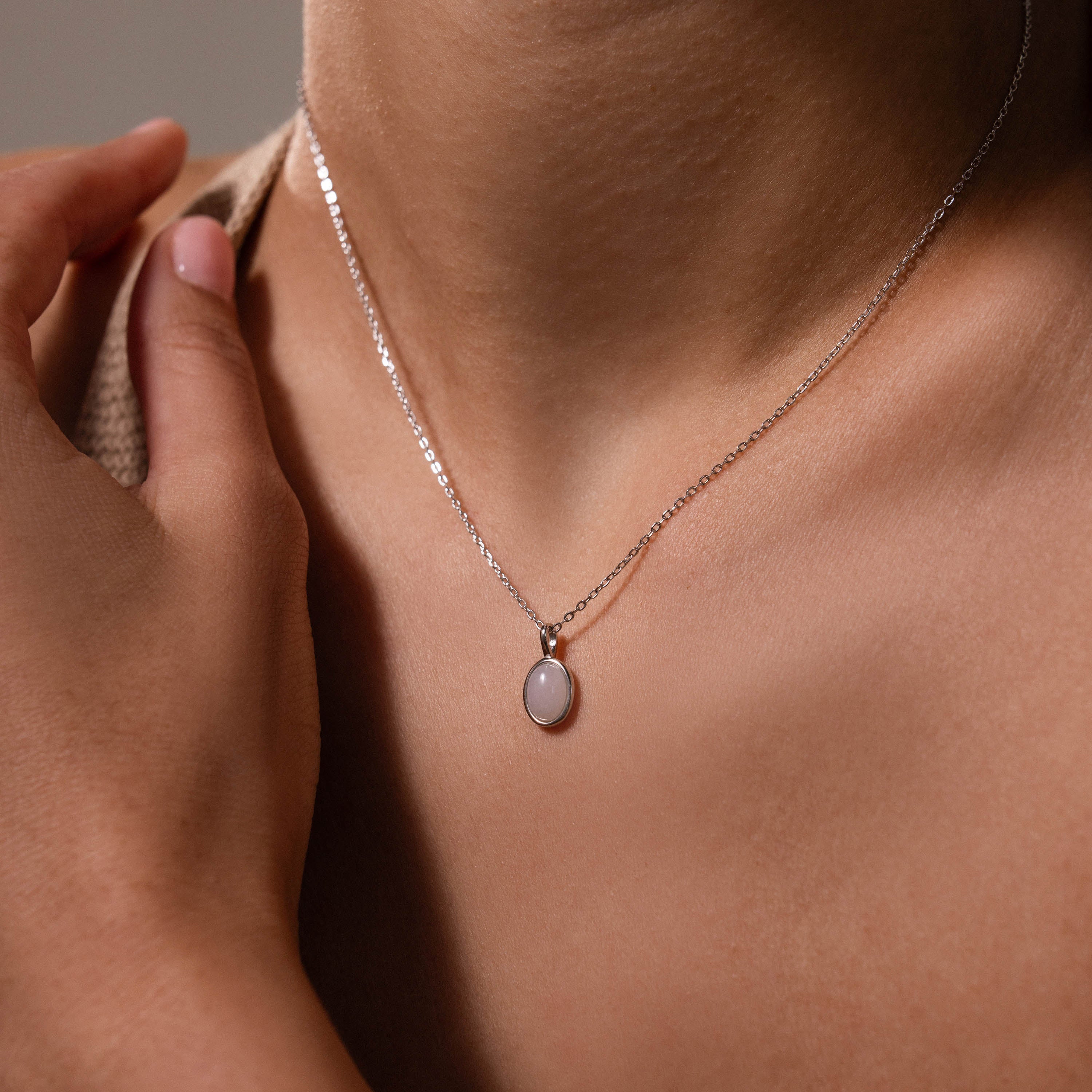 Moonstone Pendant Necklace - Image 6