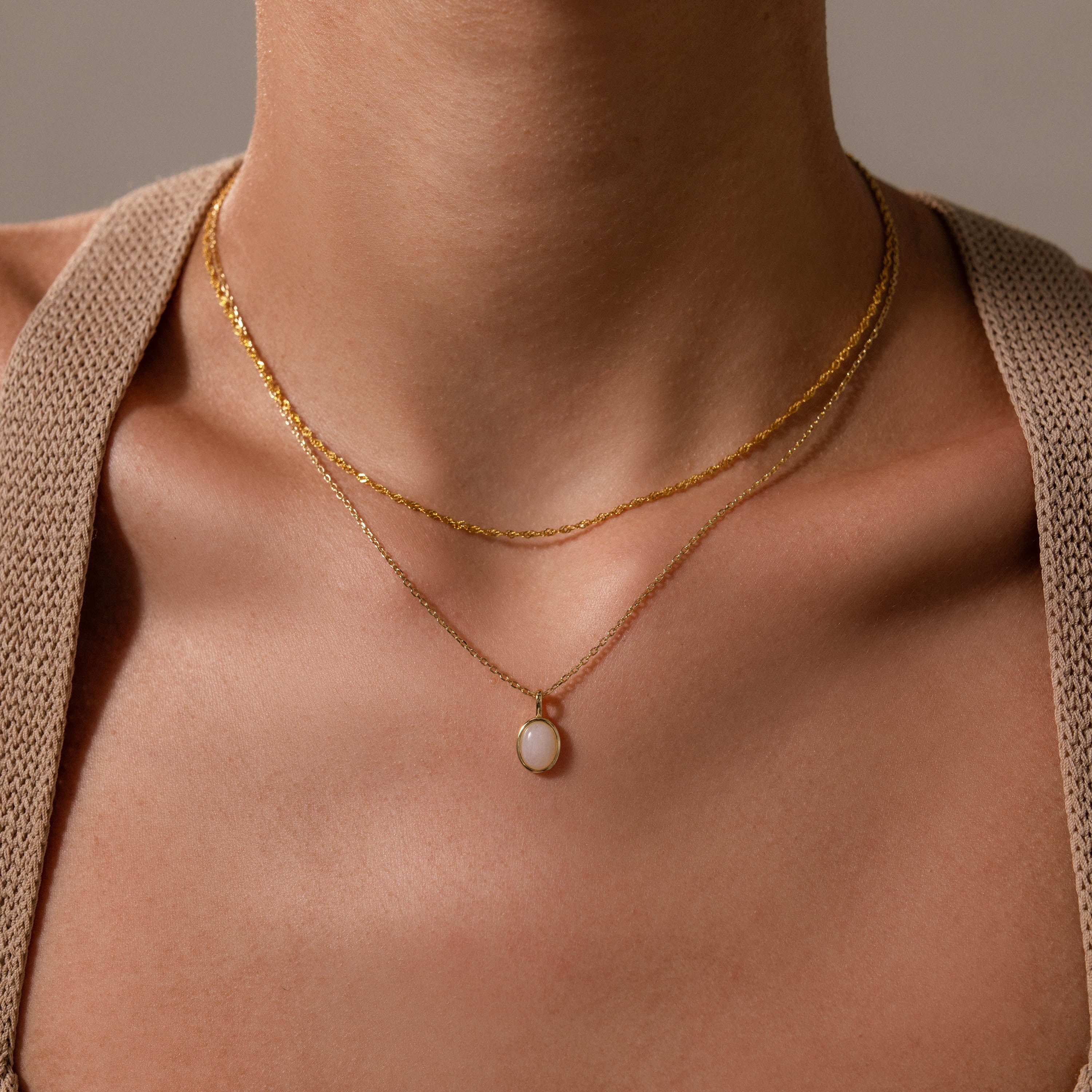 Moonstone Pendant Necklace - Image 8