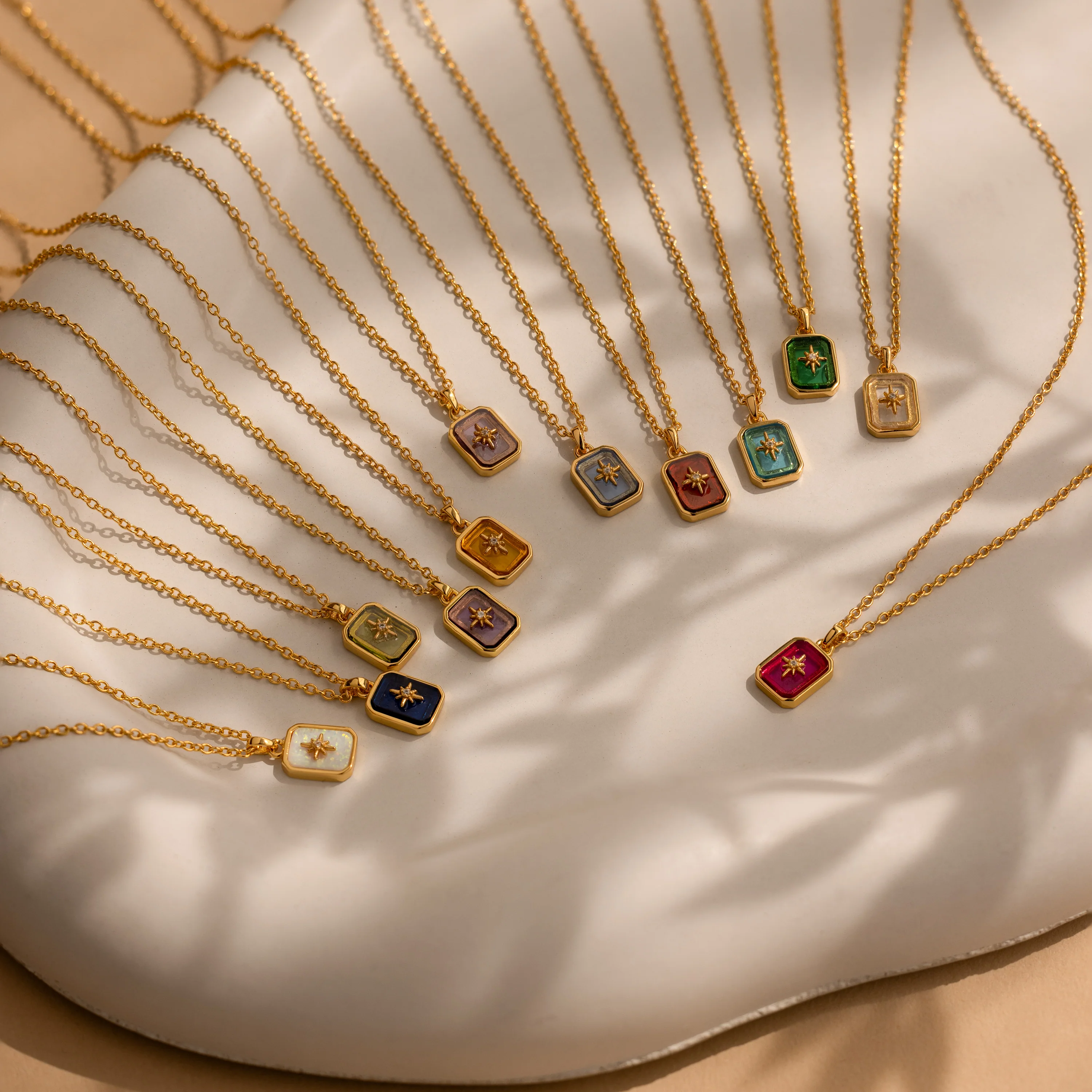 North Star Garnet Necklace