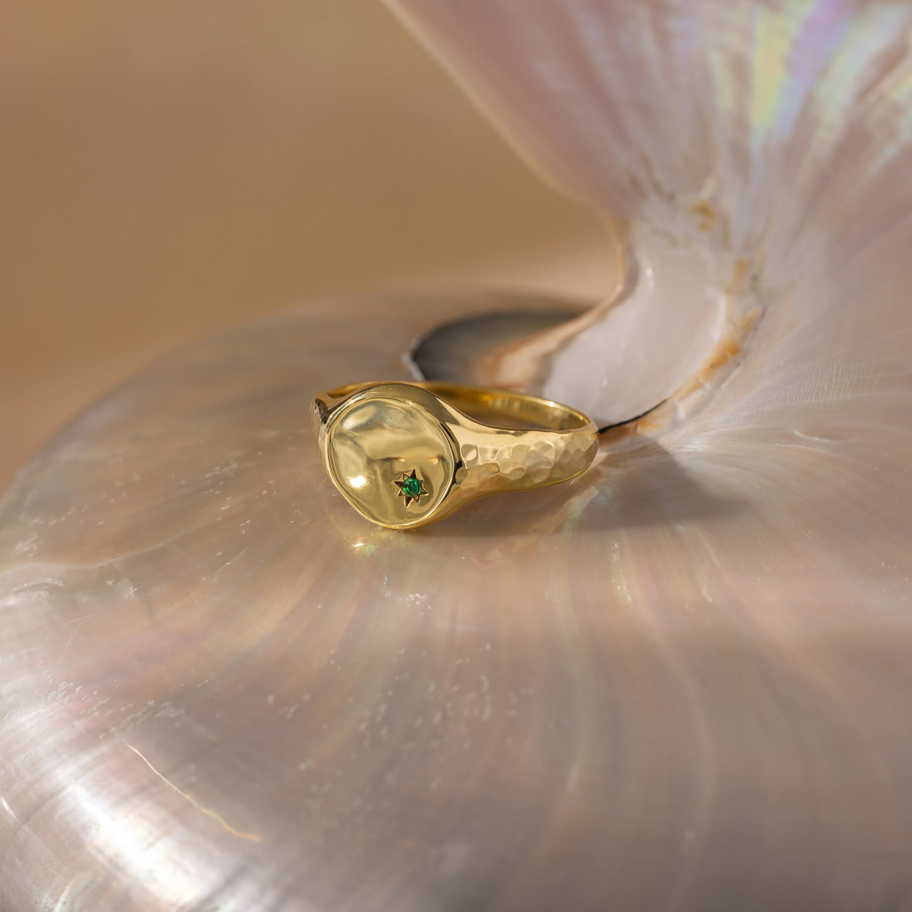 North Star Amethyst Signet Ring - Image 4