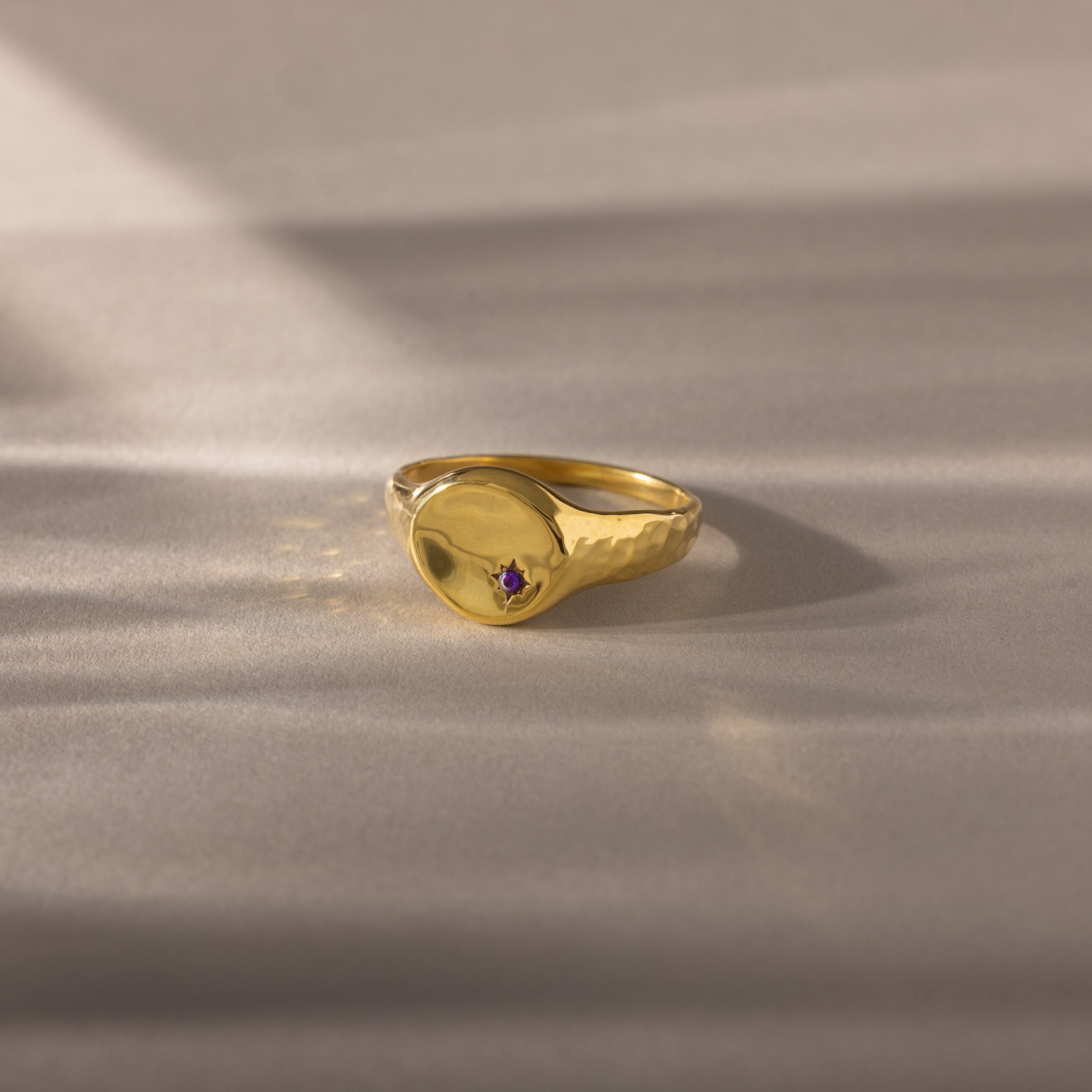 North Star Emerald Signet Ring - Image 2