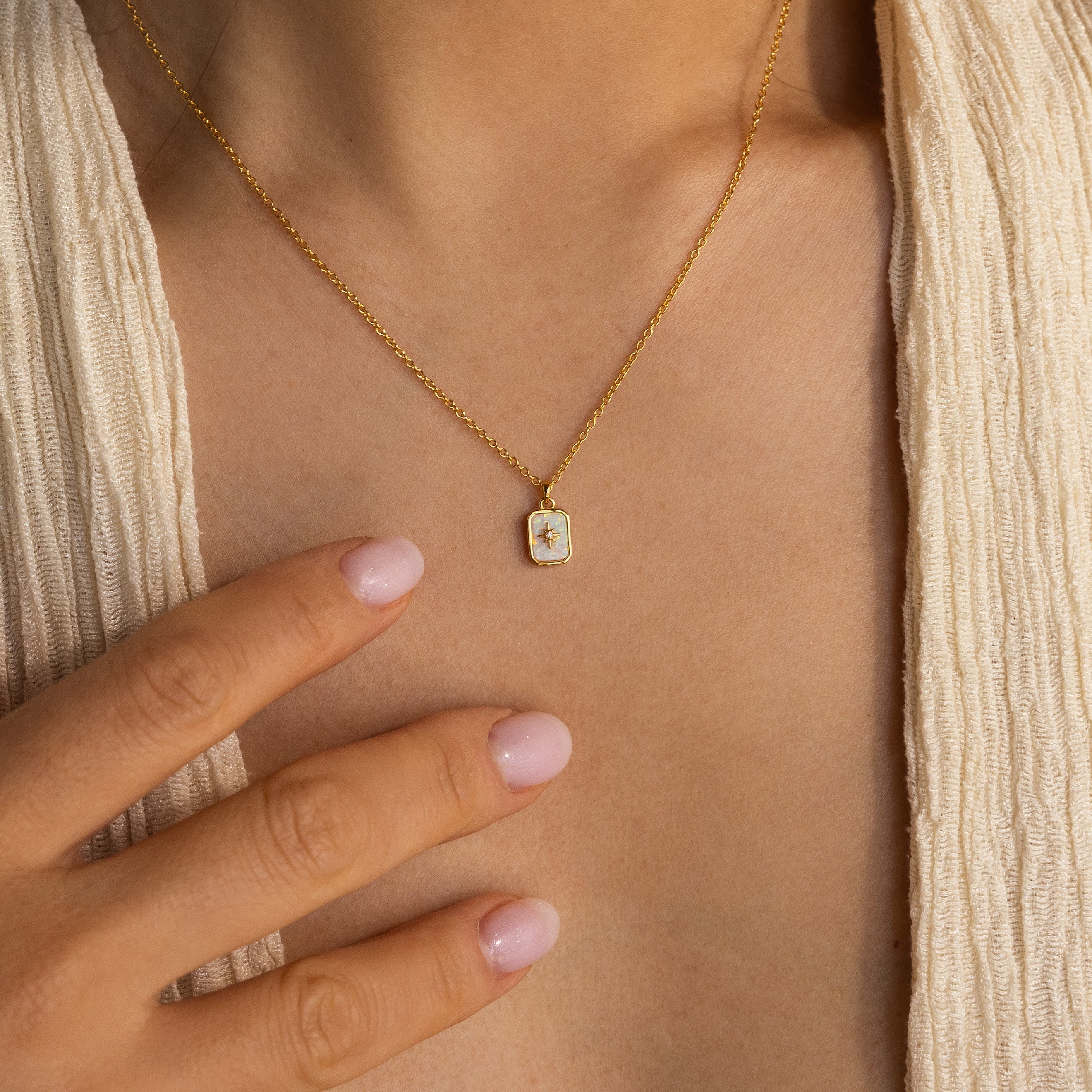 North Star Gemstone Necklace - Image 3
