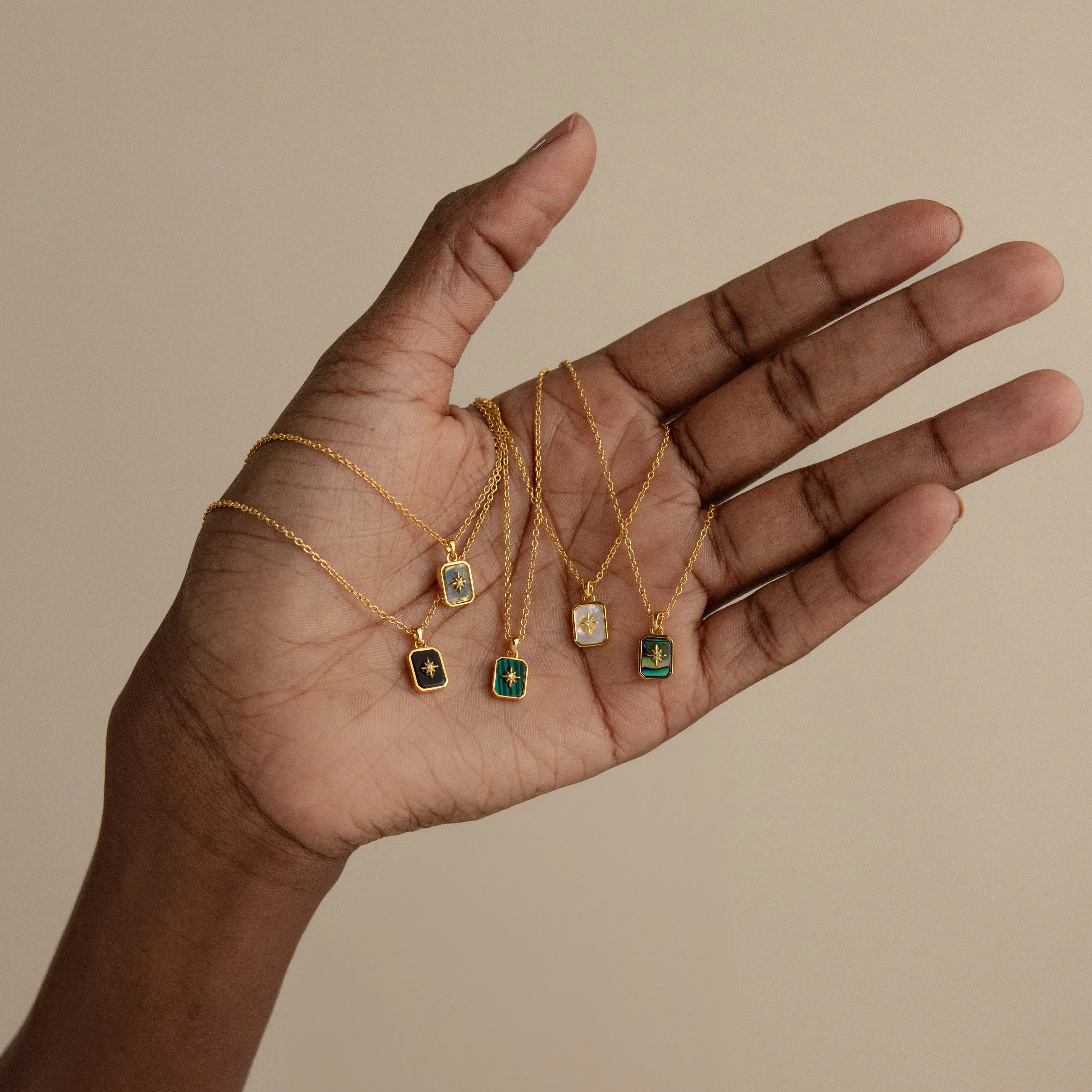 North Star Gemstone Necklace - Image 4