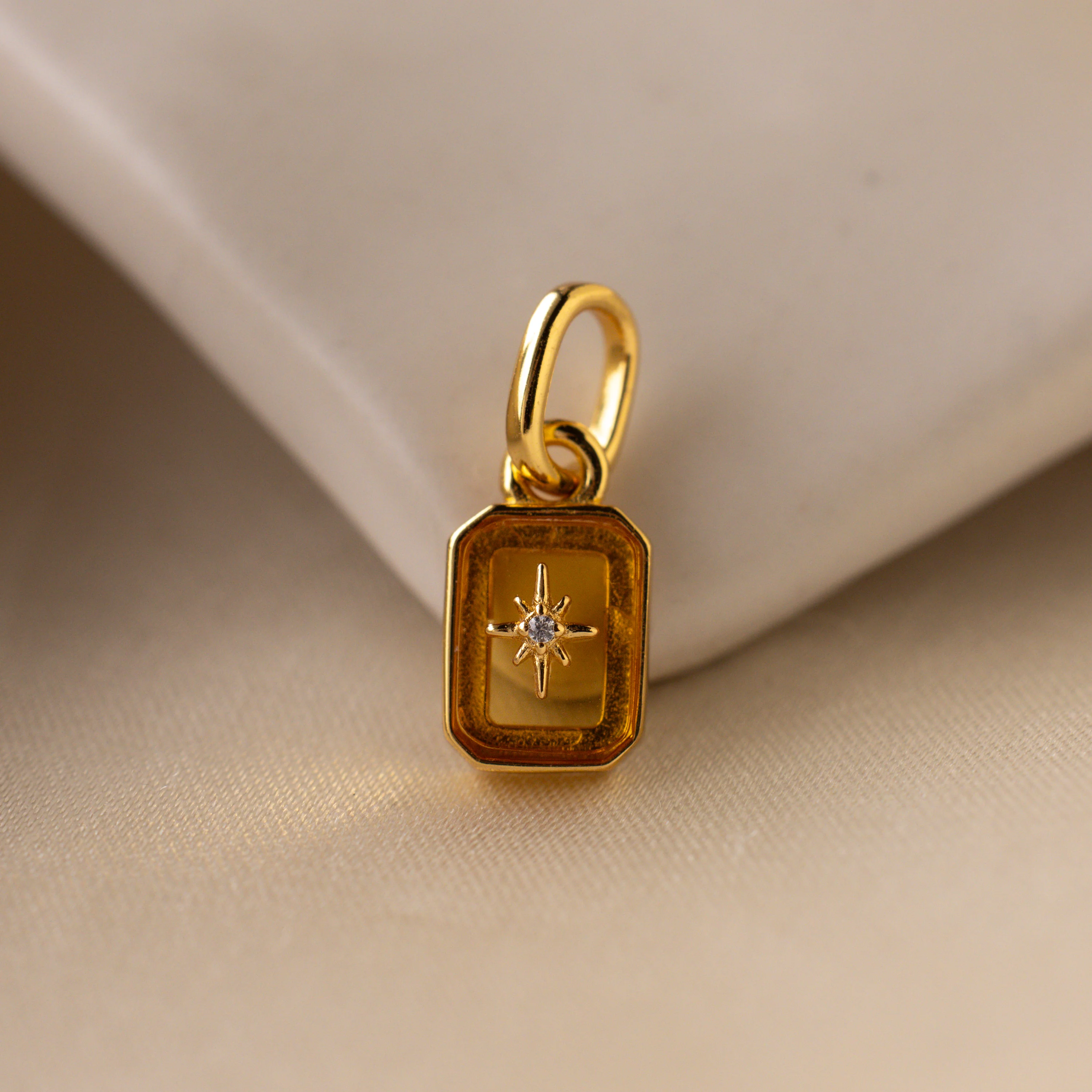 North Star Topaz Charm