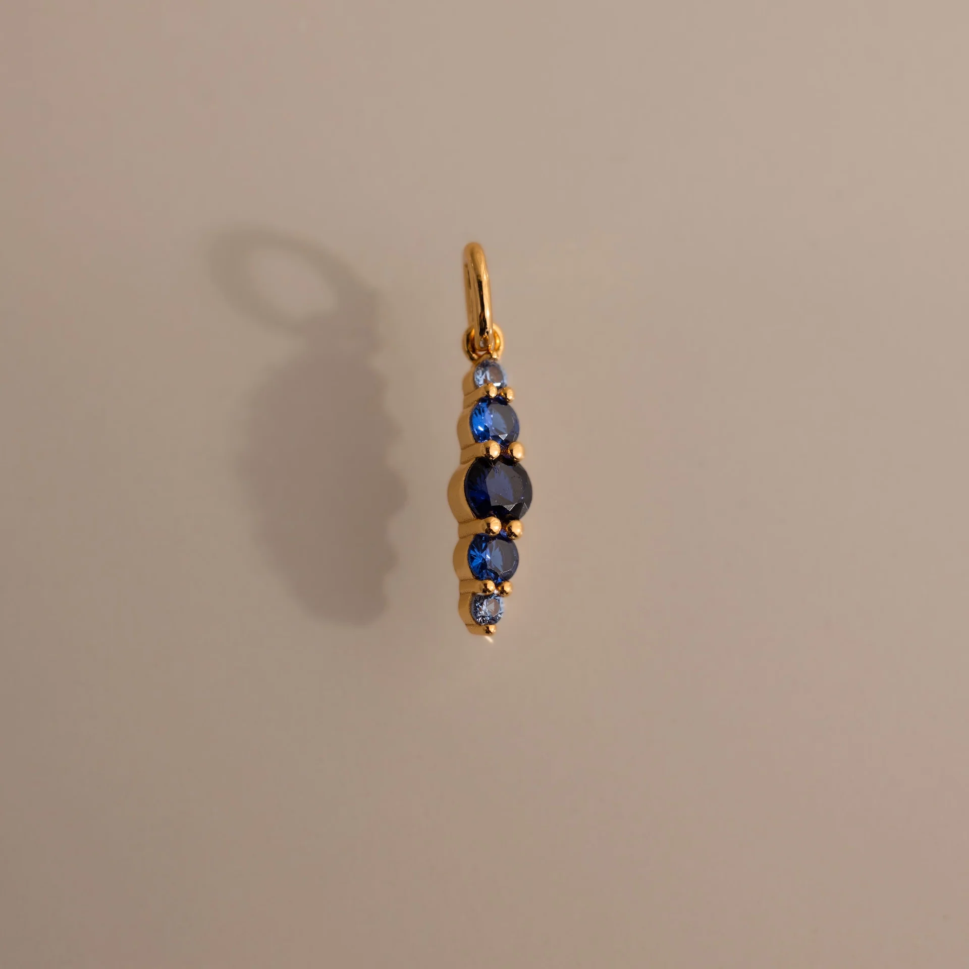 Ombre Lace Topaz Charm