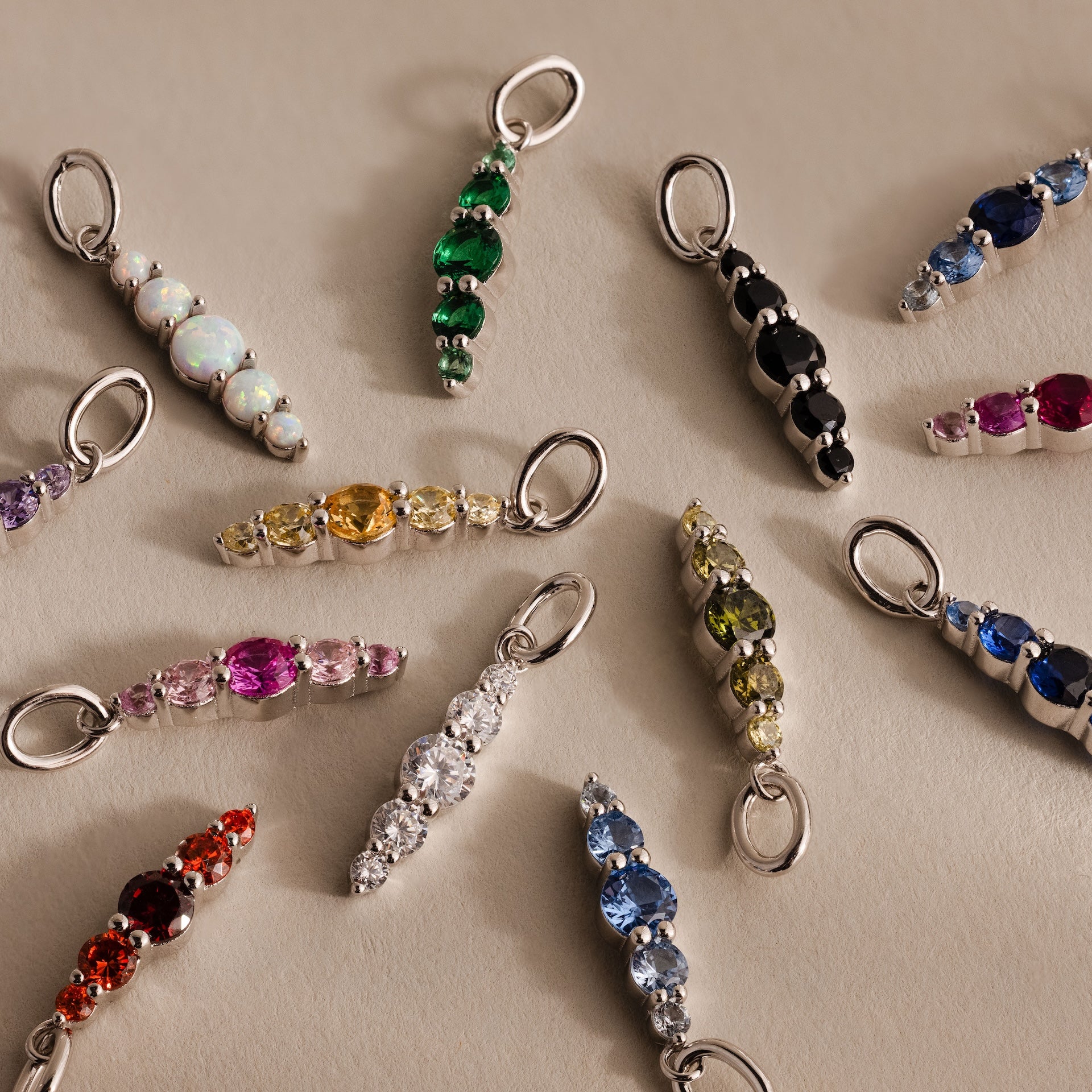 Ombre Lace Diamond Charm