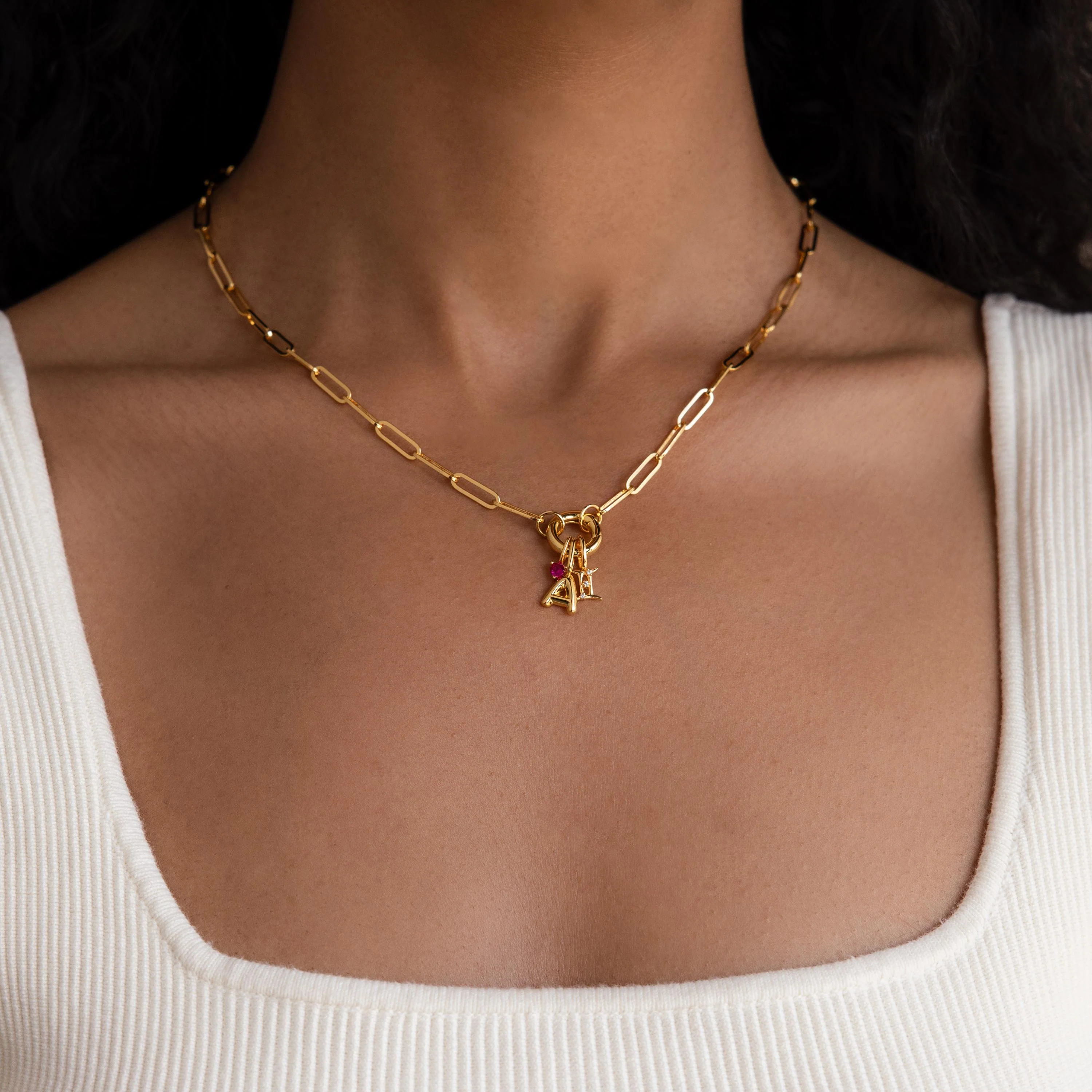 Paperclip Clasp Necklace - Image 3