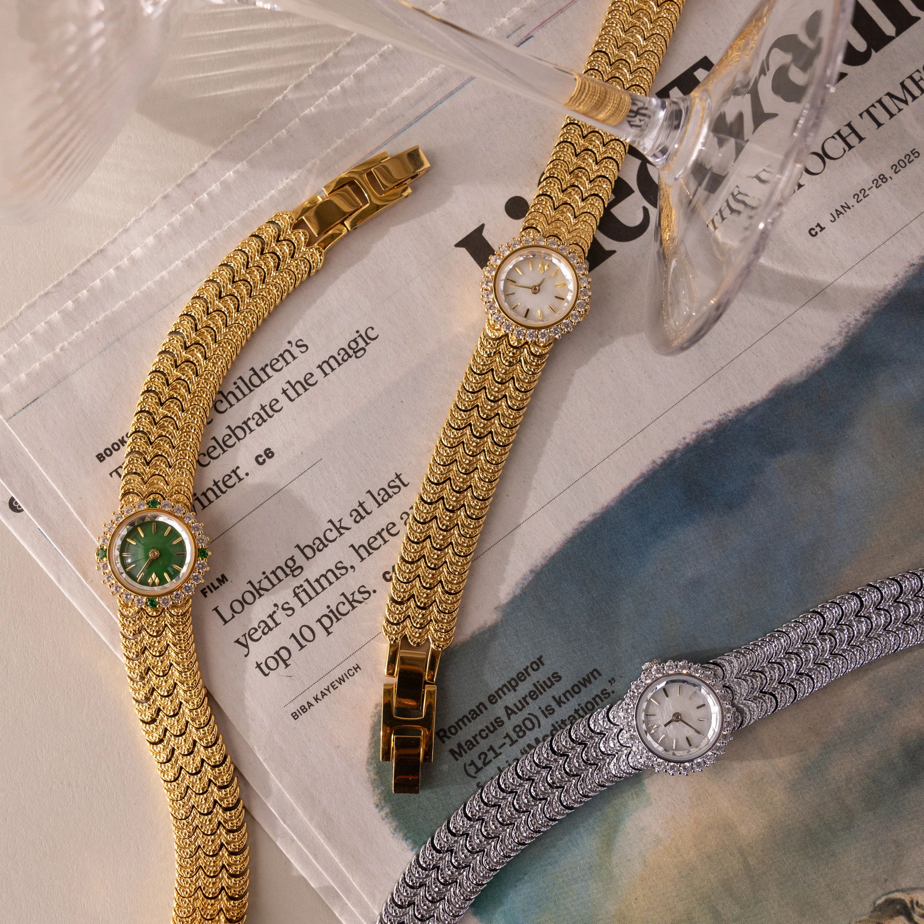 Pave Scalloped Timepiece - Image 7