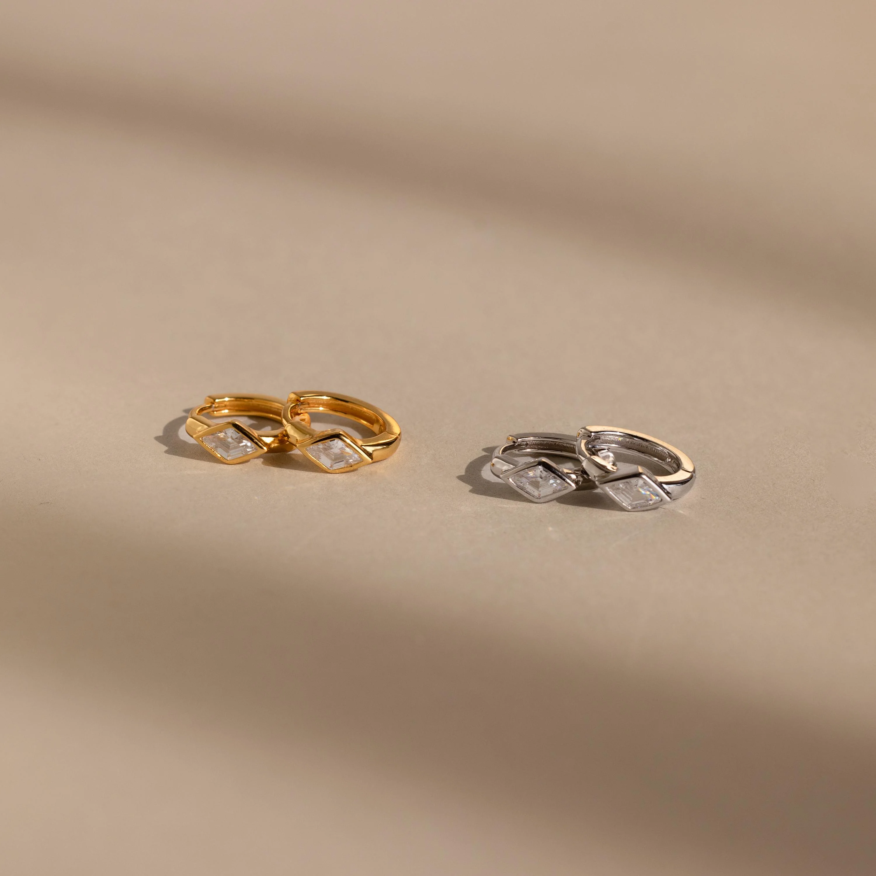 Rhombus Opal Huggies - Image 3