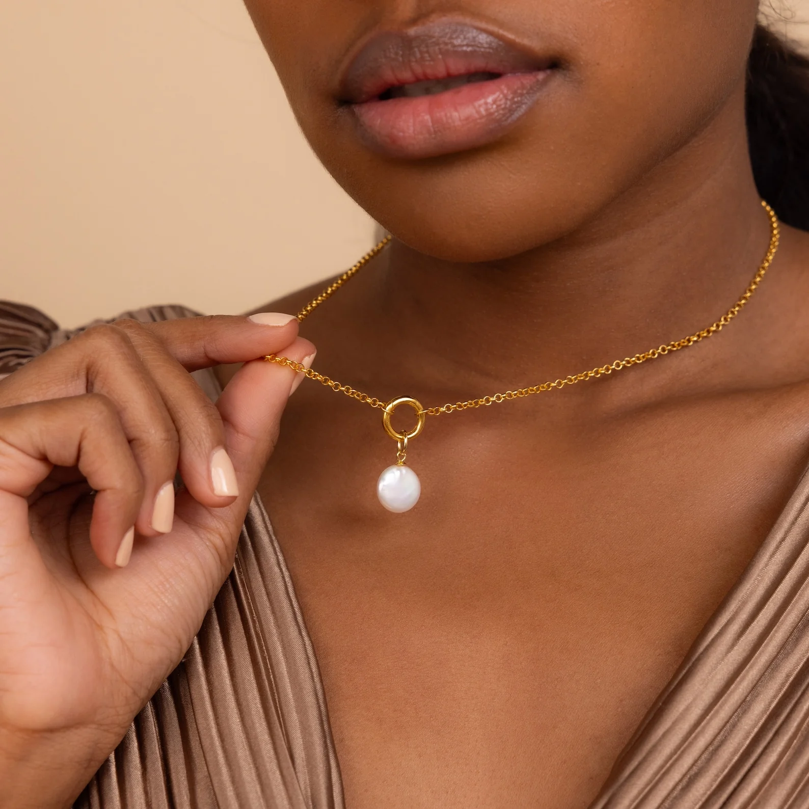 Round Pearl Charm - Image 7