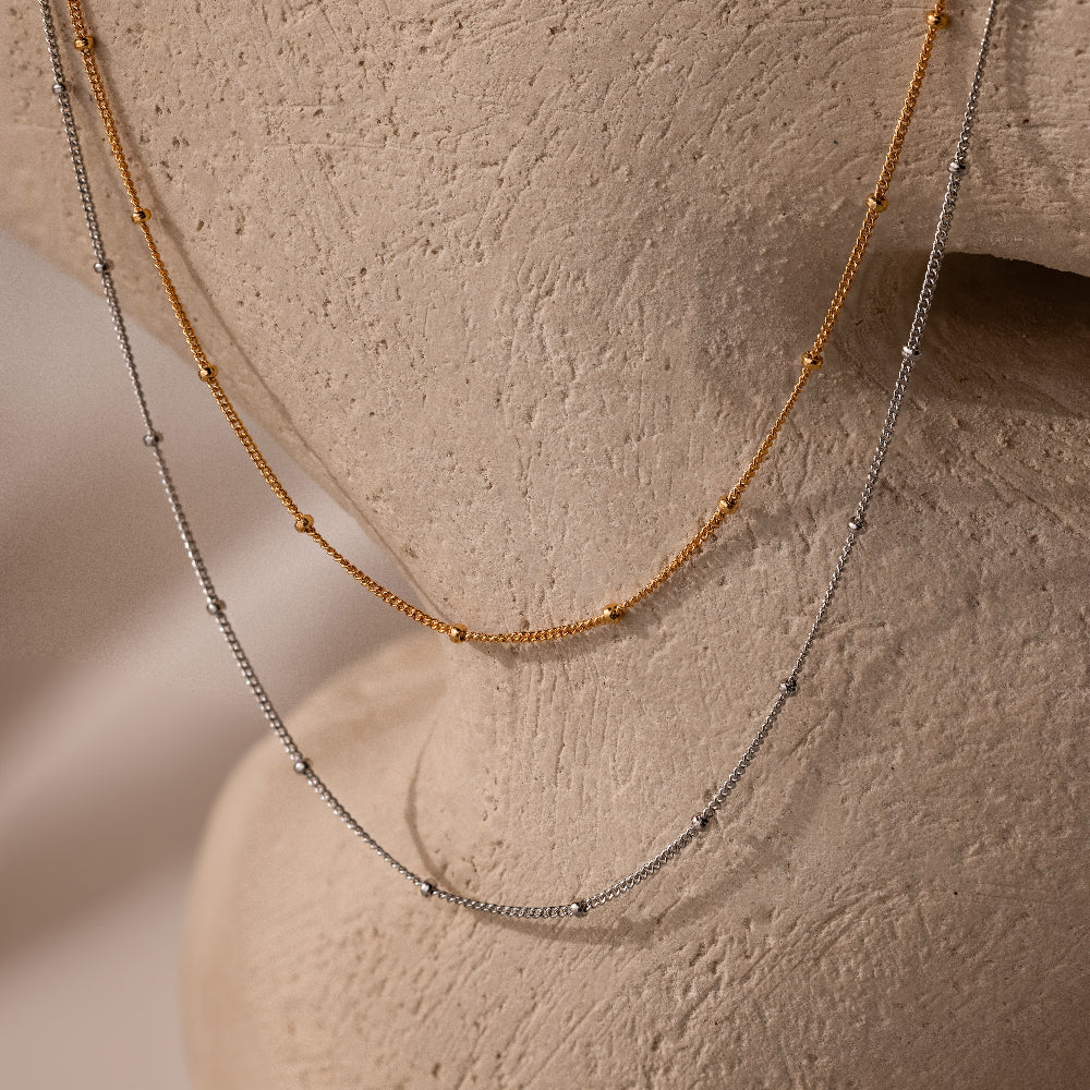 Satellite Necklace in Silver - Image 6